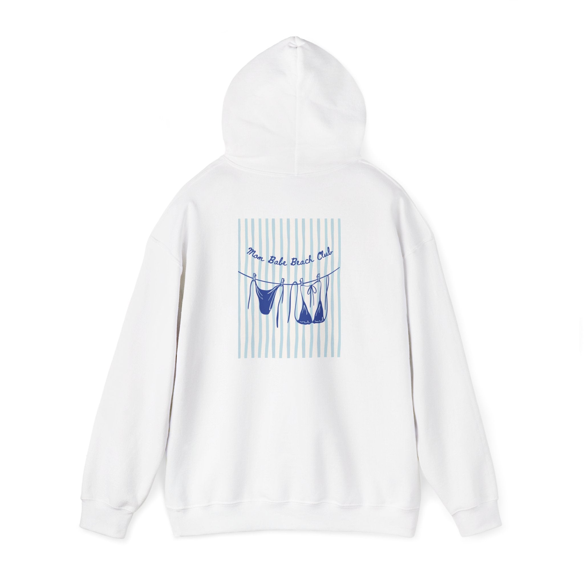 Mom Babe Beach Club - Bikini Graphic Hoodie