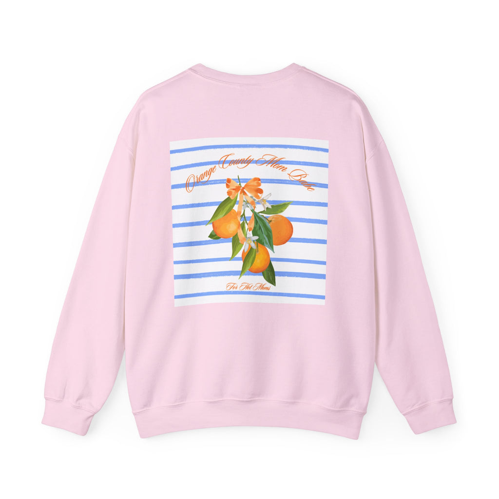 Orange County Mom Babe — Orange Blossom Graphic Sweatshirt