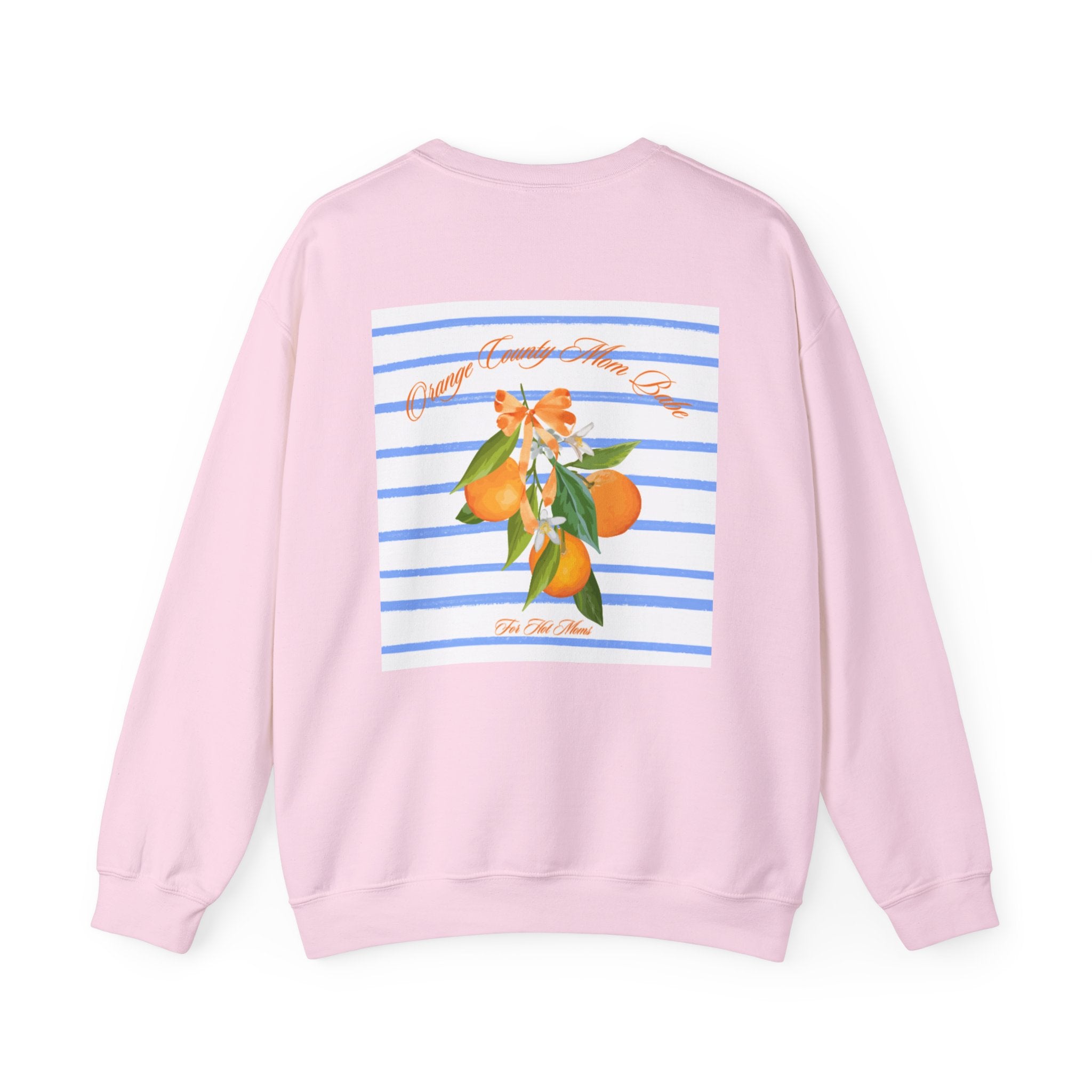 Orange County Mom Babe — Orange Blossom Graphic Sweatshirt