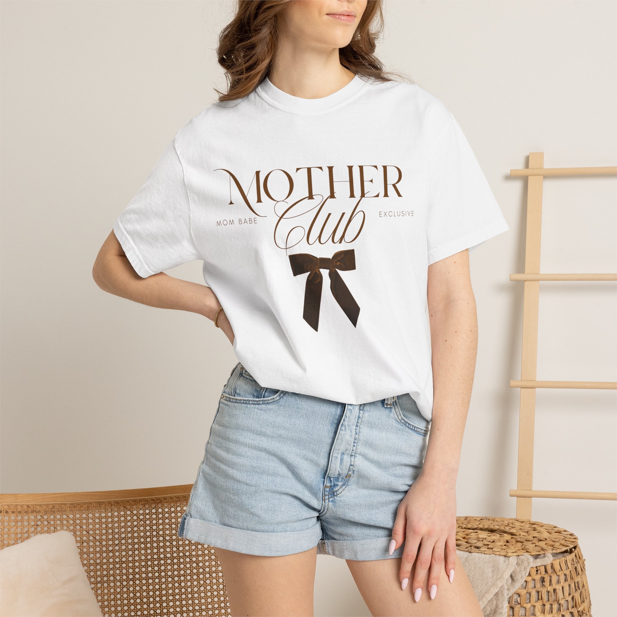 Mother Club Mom Babe Exclusive Tee - Mocha