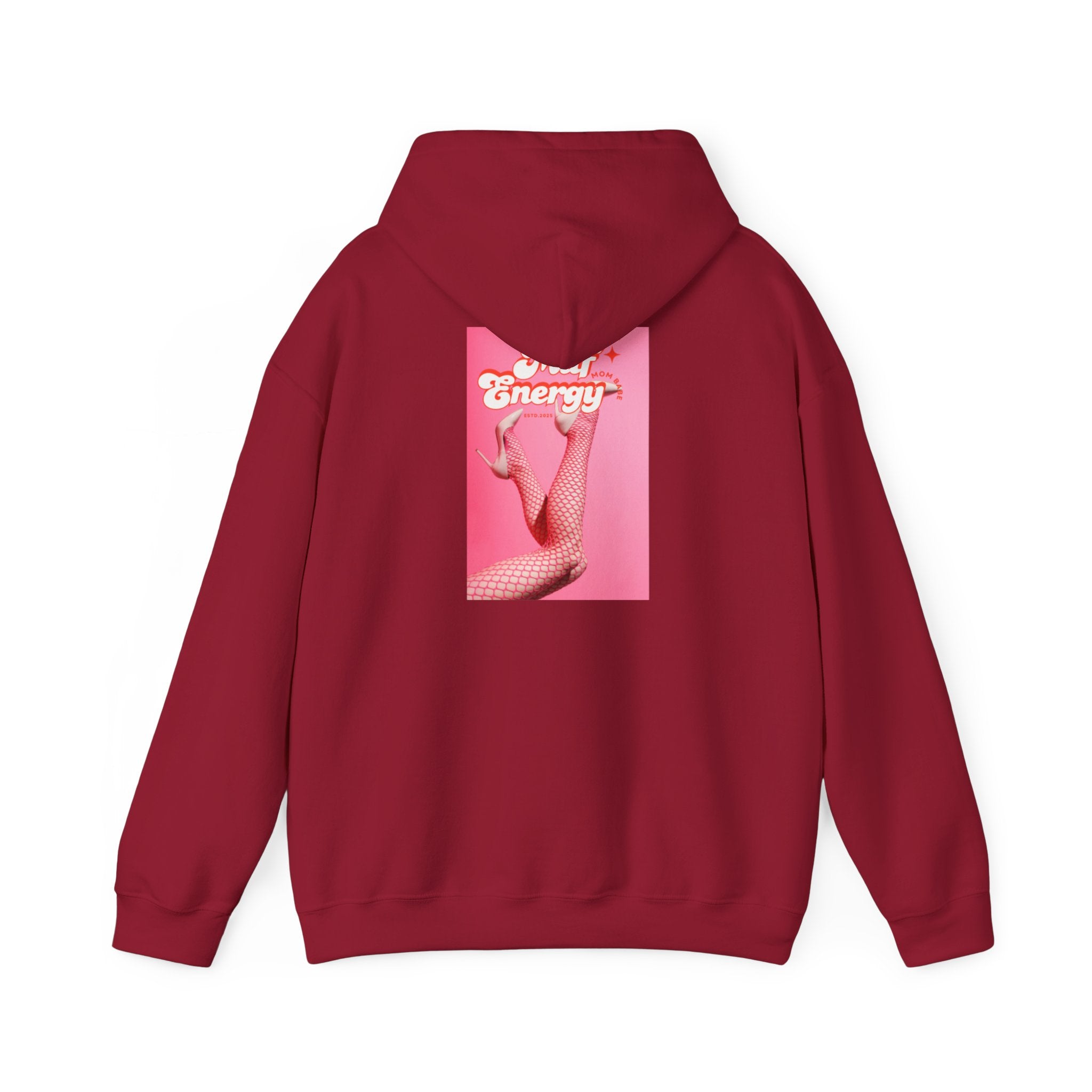 MILF Energy Mom Babe — Fishnet Graphic Hoodie