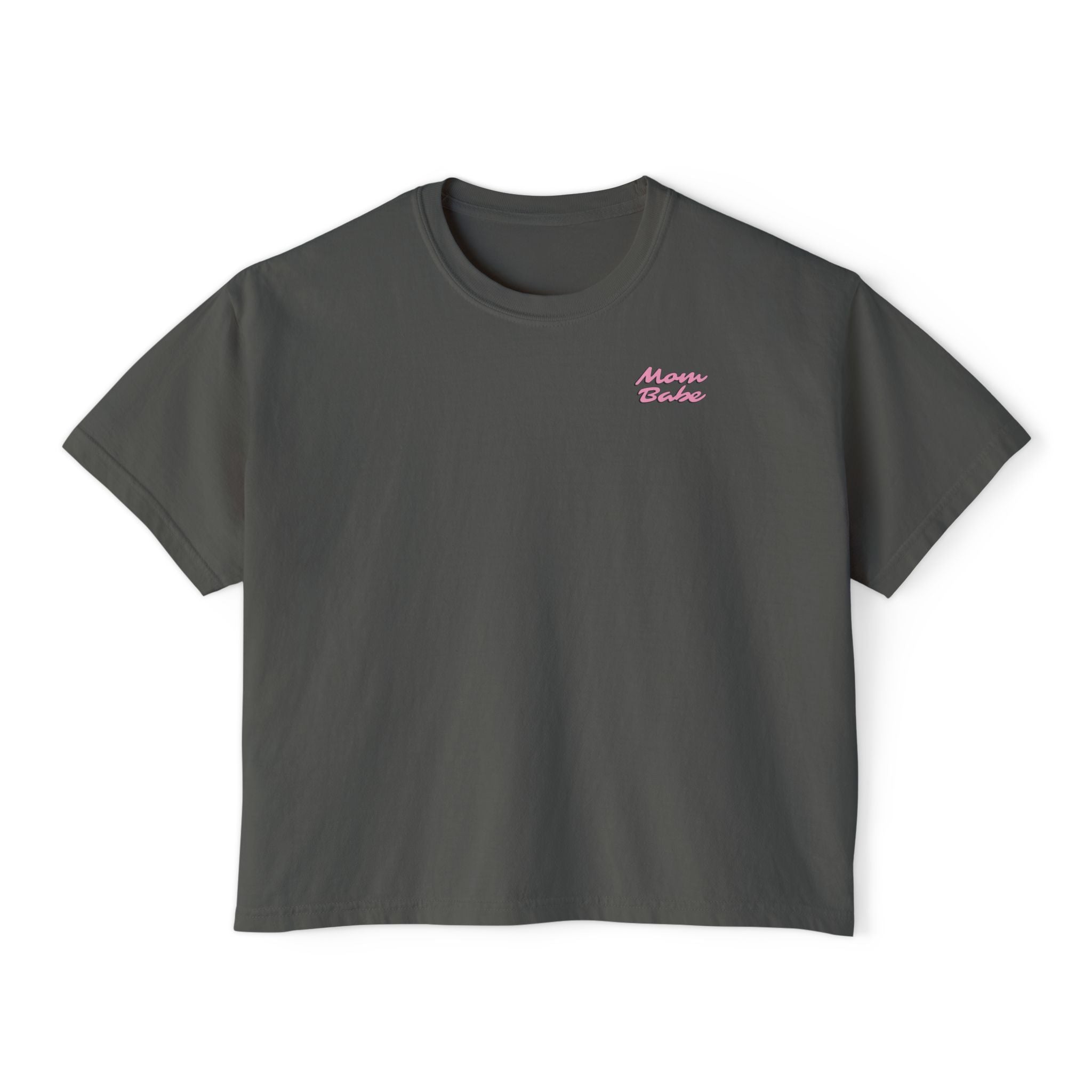 Mom Babe For Hot Moms - Checkered Graphic Tee