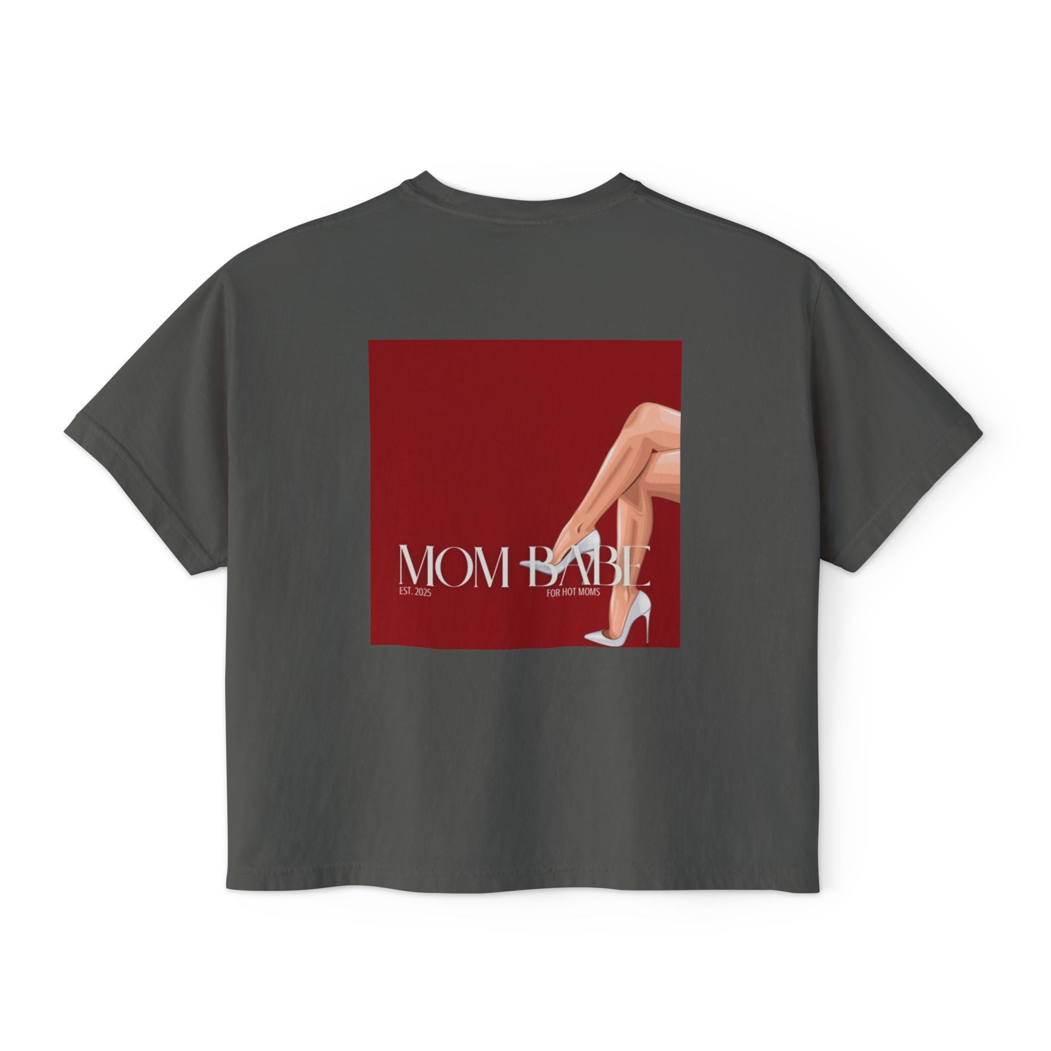 Mom Babe For Hot Moms - White Heels Graphic Tee