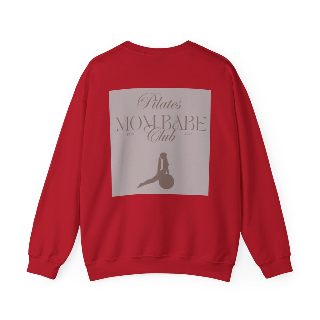 Pilates Mom Babe Club — Workout Graphic Sweatshirt