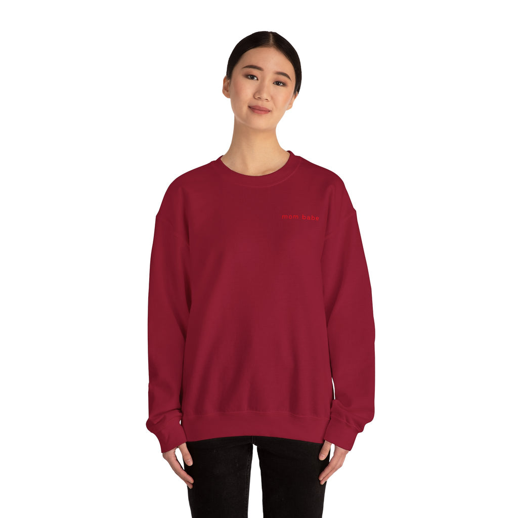 In My Hot Mom Era - Heart Graphic Sweatshirt
