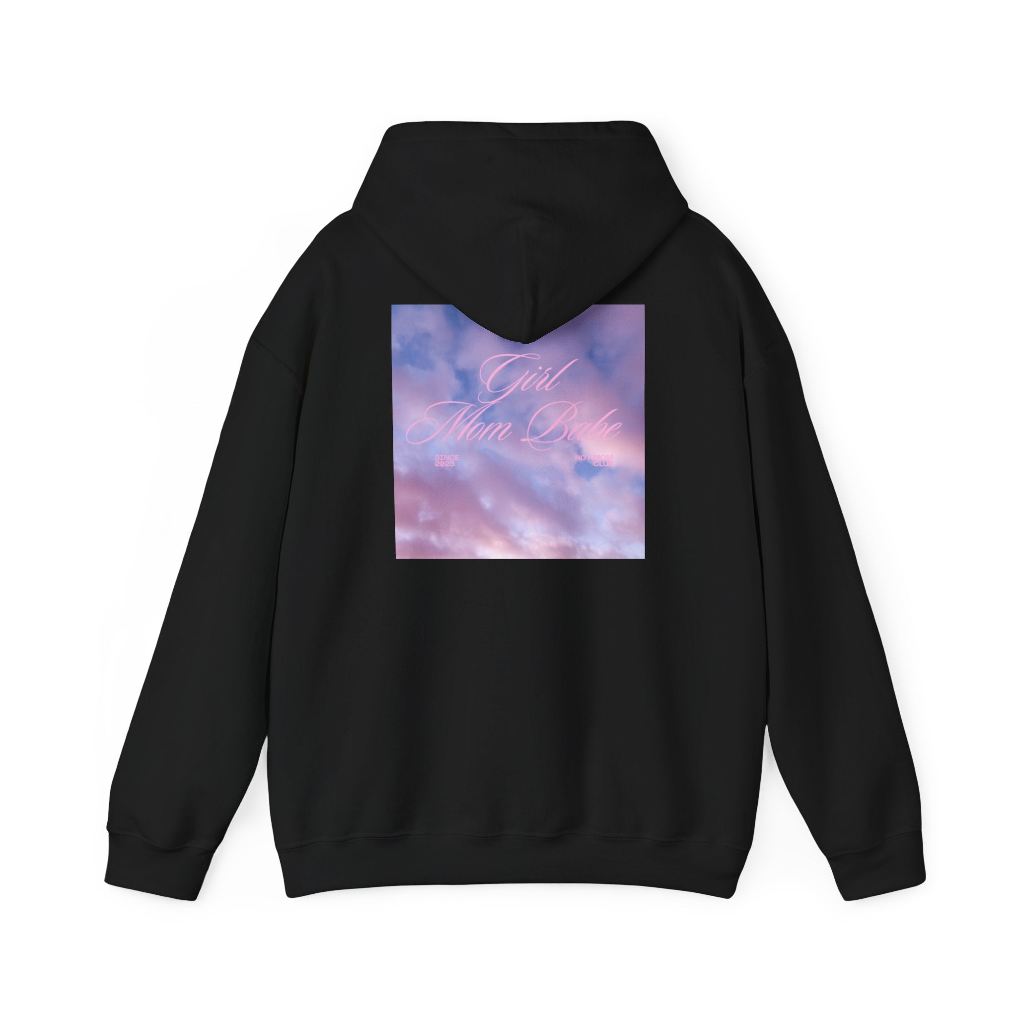 Girl Mom Babe - Cloudy Graphic Hoodie