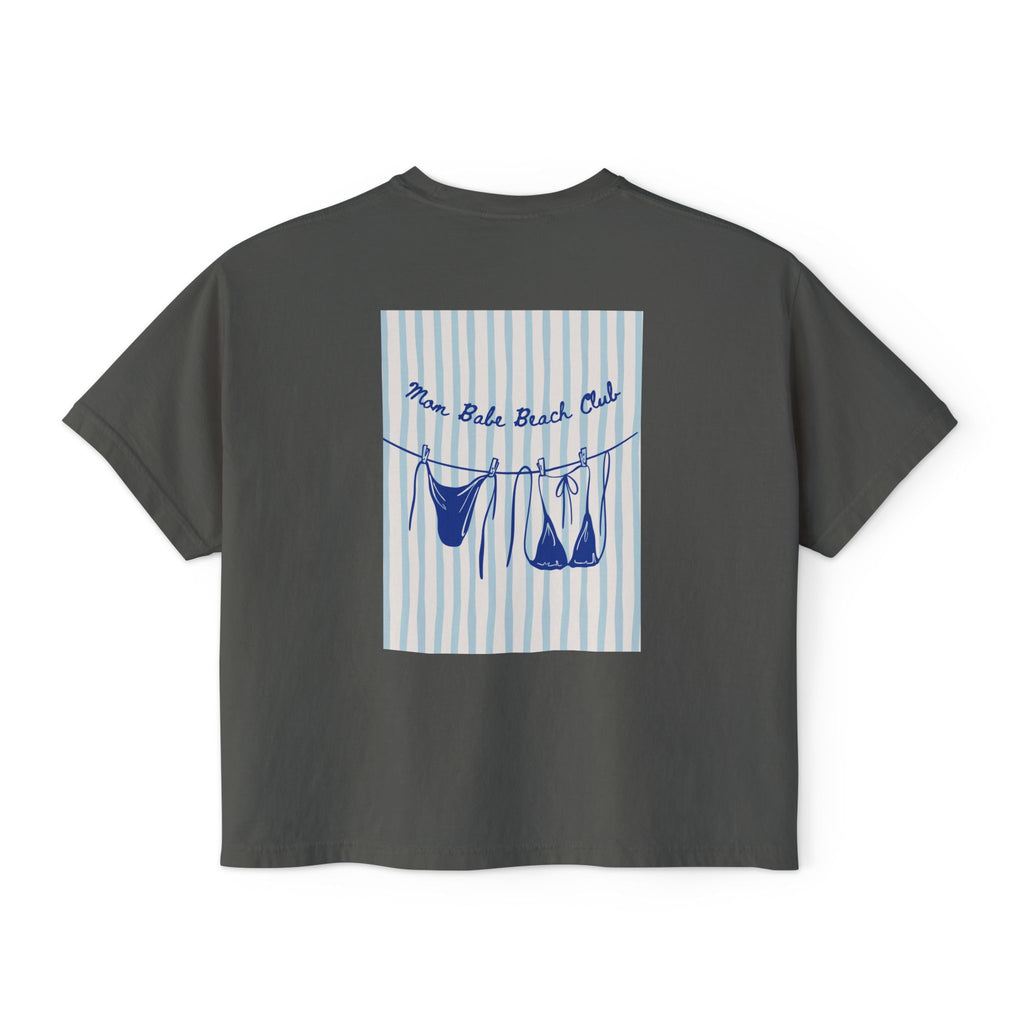 Mom Babe Beach Club - Bikini Graphic Tee