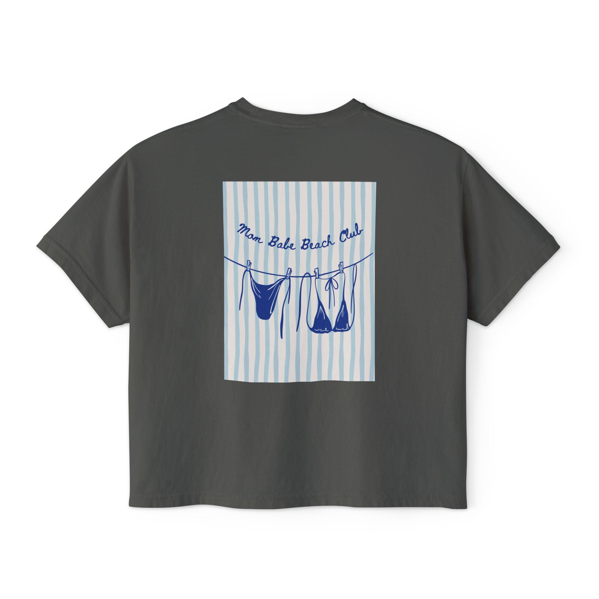 Mom Babe Beach Club - Bikini Graphic Tee