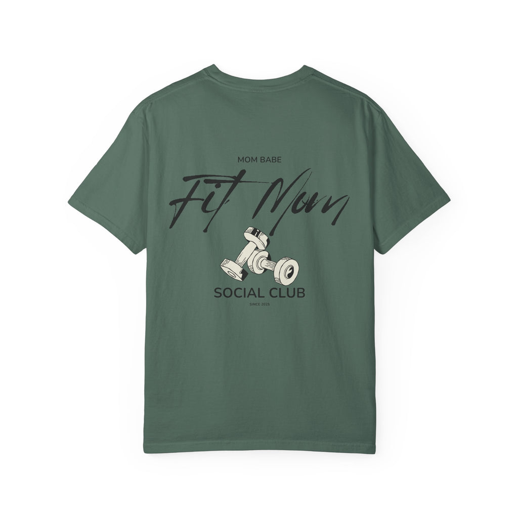 Fit Mom Social Club - Mom Babe Tee Black