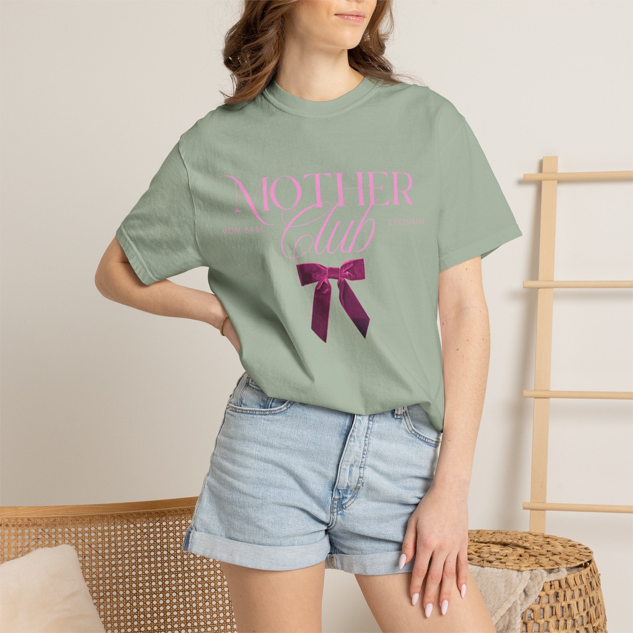 Mother Club Mom Babe Exclusive Tee - Petal