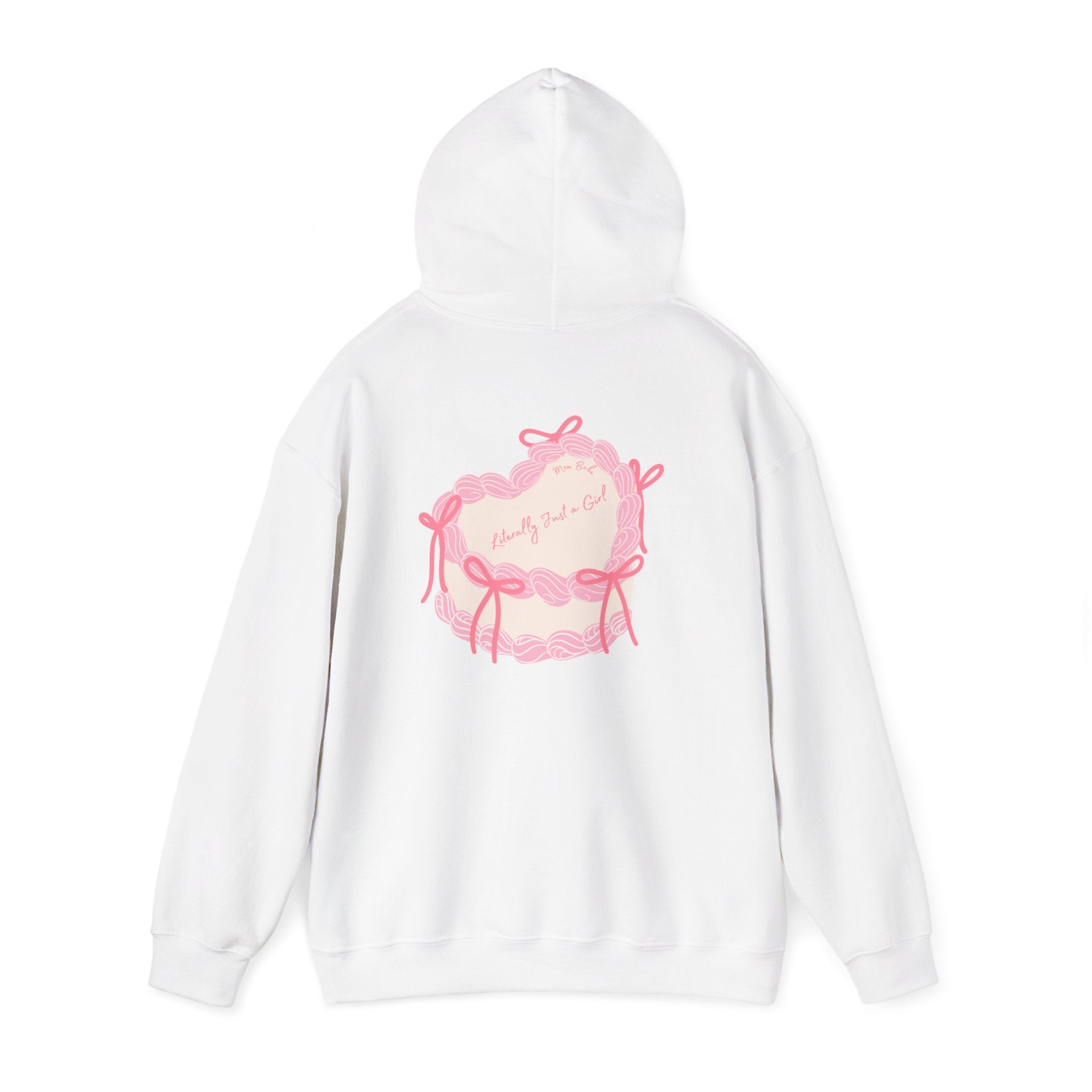 Mom Babe Literally Just a Girl - Cake Graphic Hoodie