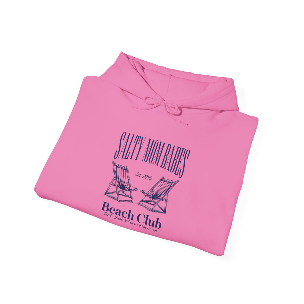 Salty Mom Babes Beach Club- Girls Just Wanna Have Sun Graphic Hoodie