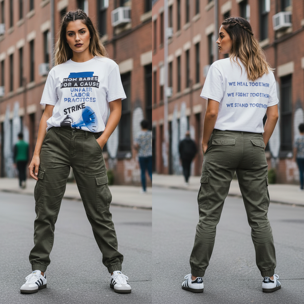 Mom Babes for A Cause - Strike Graphic Tee