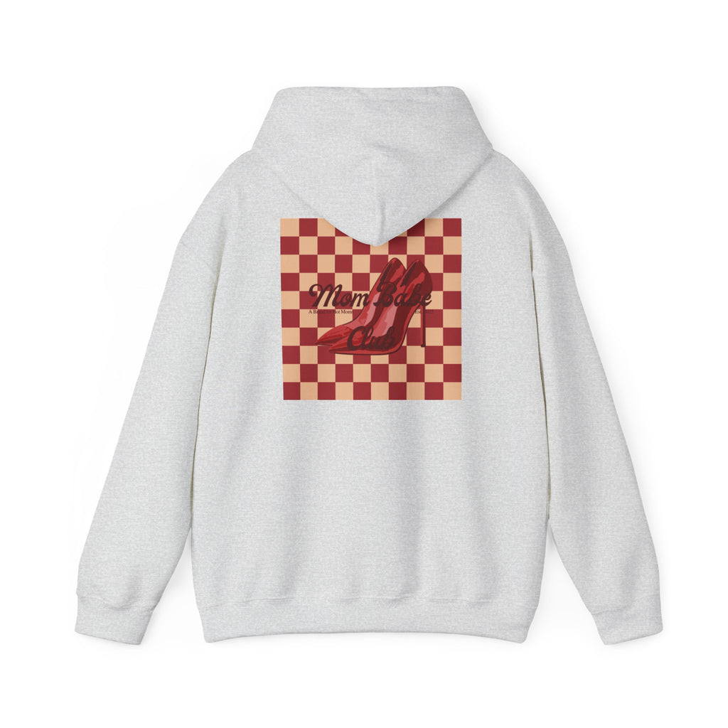 Mom Babe Club - For Hot Moms Heel Graphic Hoodie