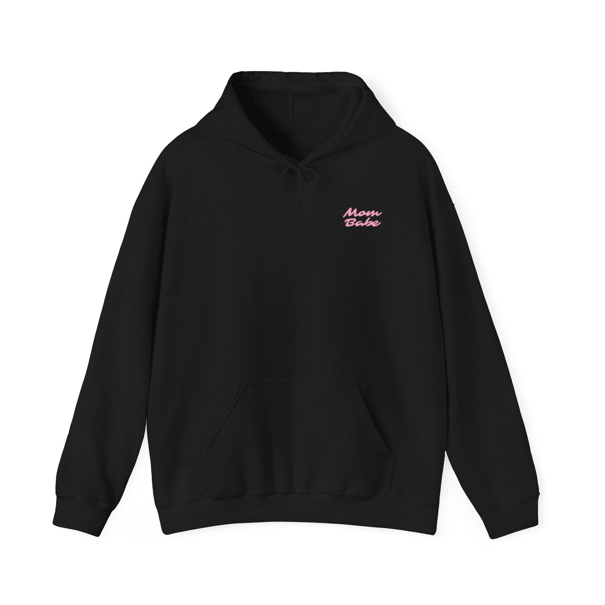 Mom Babe For Hot Moms - Checkered Graphic Hoodie