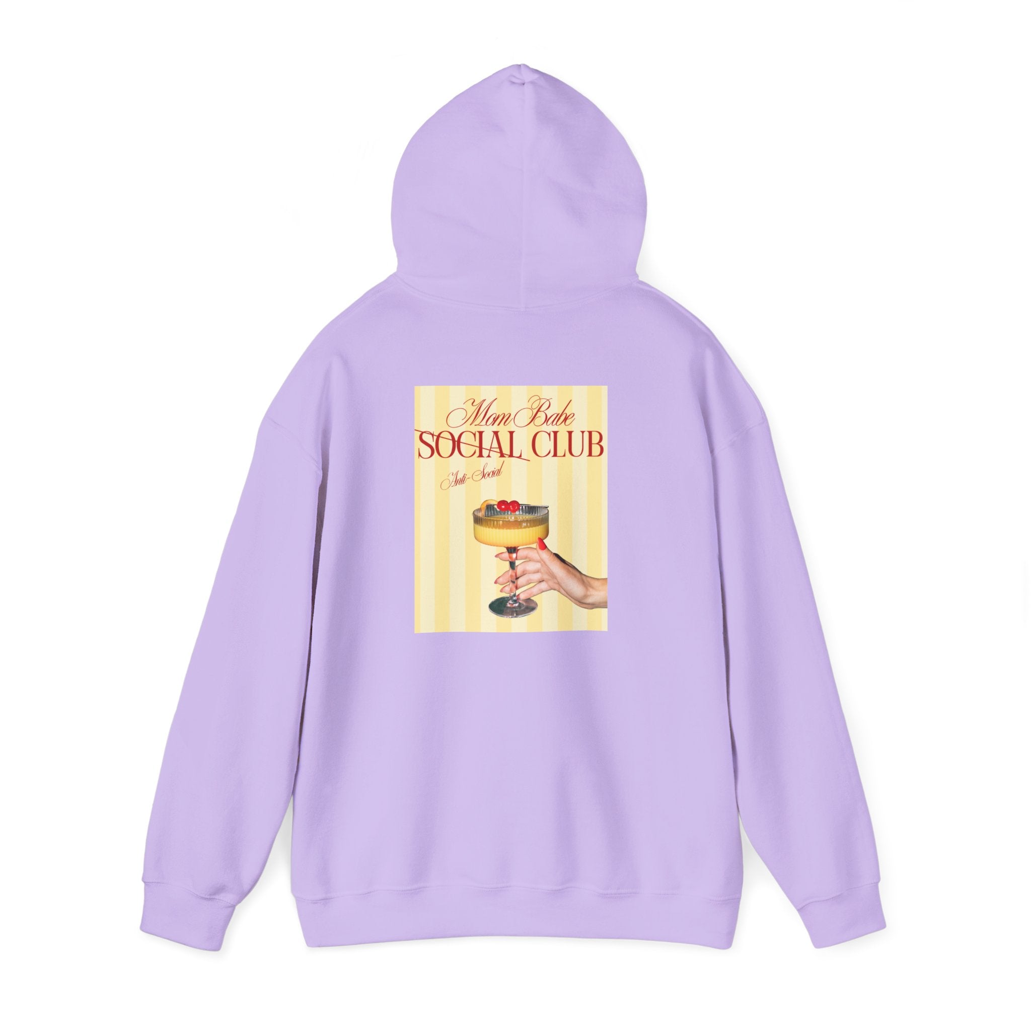 Mom Babe Anti-Social Club - Cocktail Graphic Hoodie