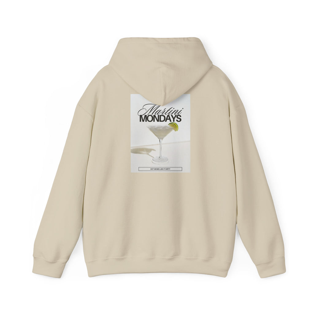 Mom Babe Martini Mondays Hot Moms Like it Dirty - Martini Graphic Hoodie