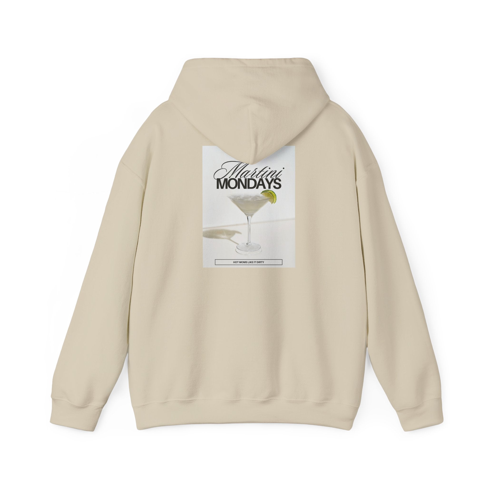 Mom Babe Martini Mondays Hot Moms Like it Dirty - Martini Graphic Hoodie