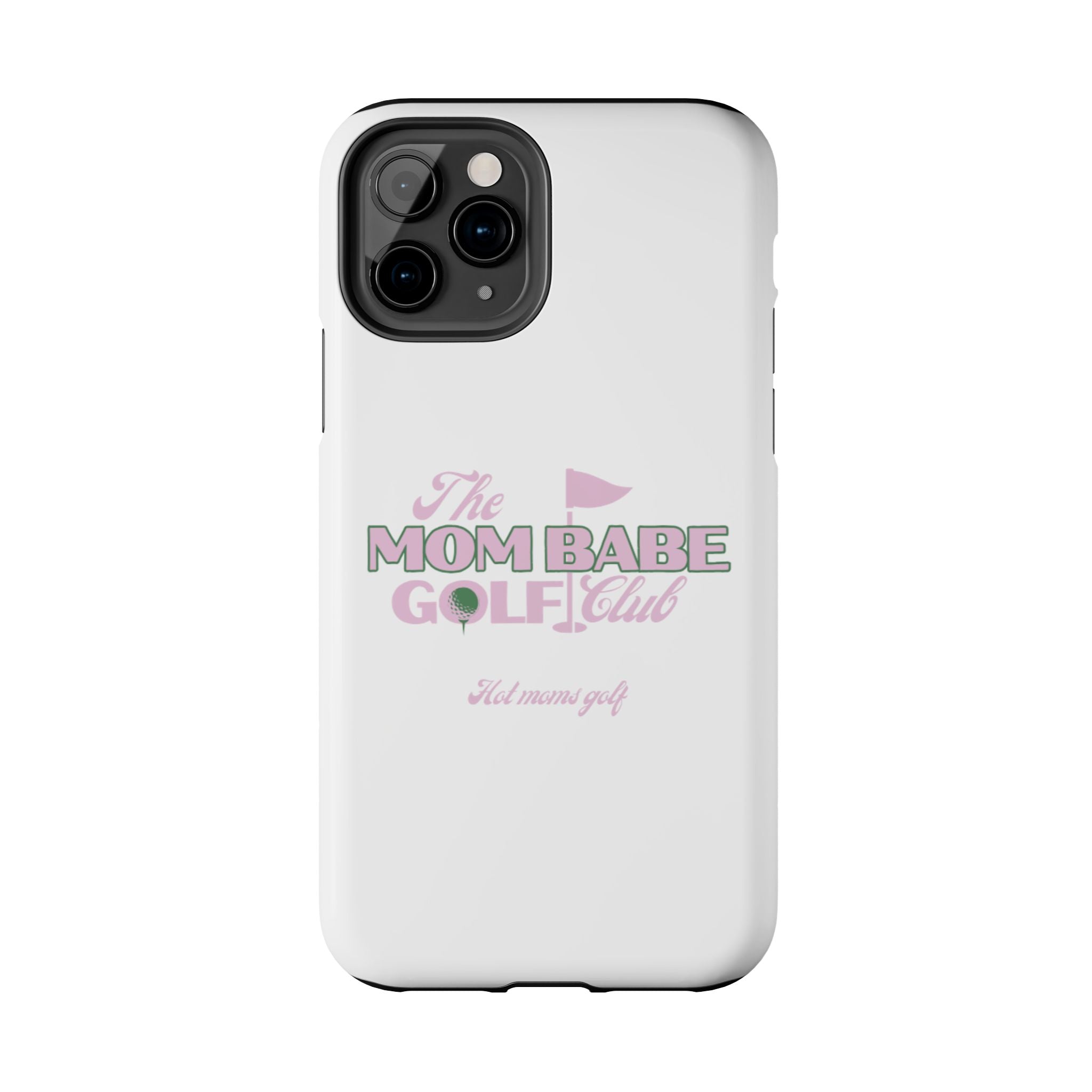The Mom Babe Golf Club - Pink Vintage Golf Tough Phone Case