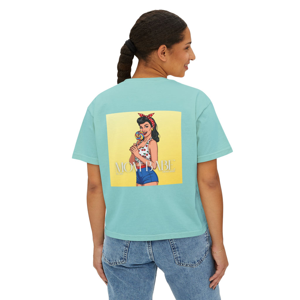 Mom Babe - For Hot Moms Pinup Graphic Tee