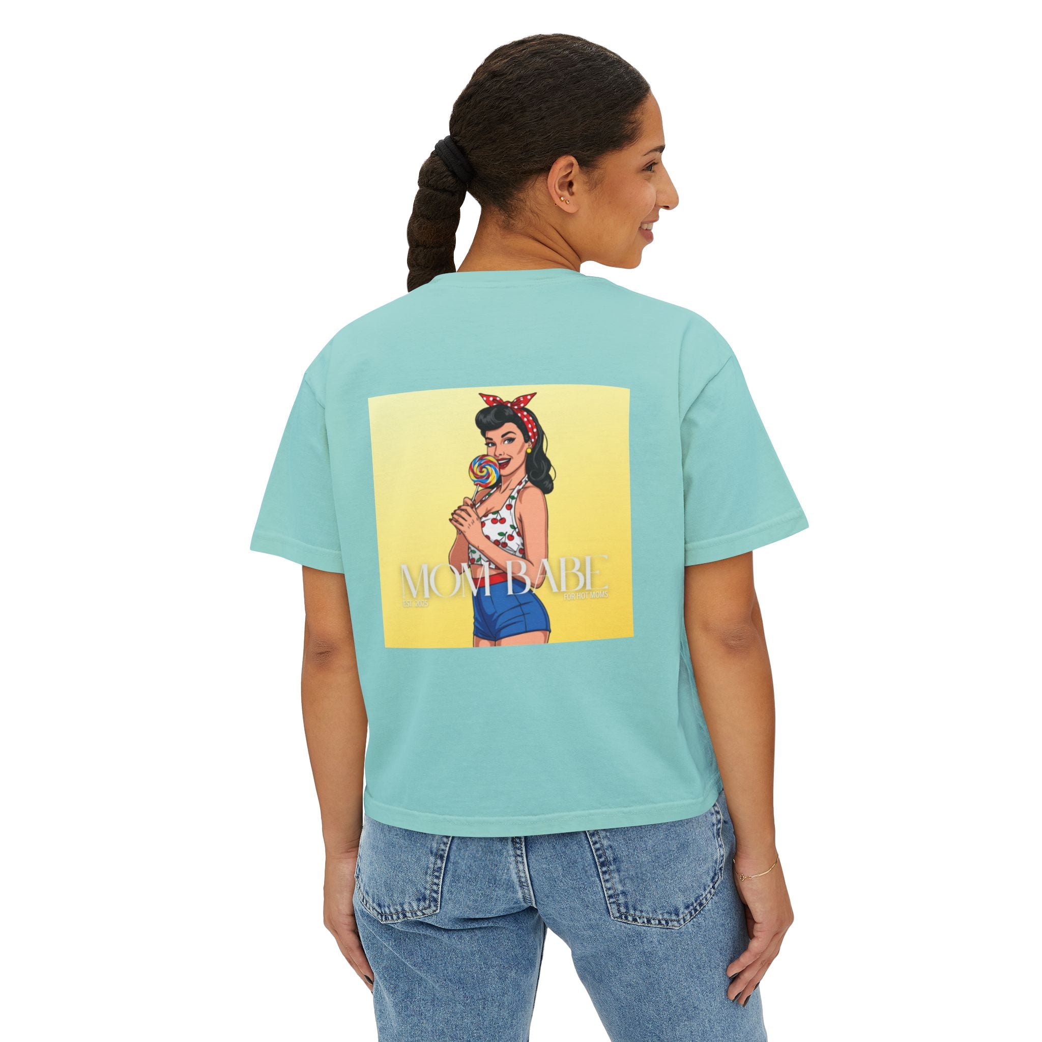 Mom Babe - For Hot Moms Pinup Graphic Tee