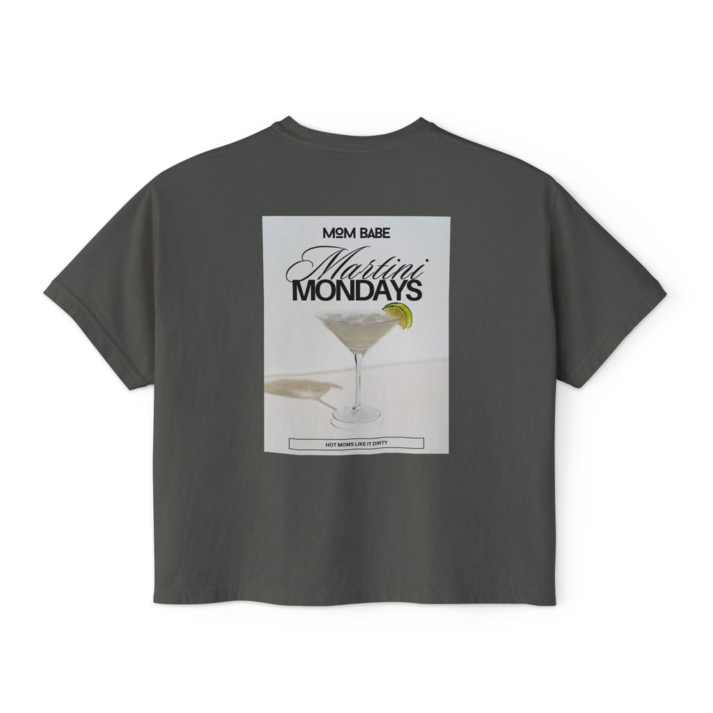 Mom Babe Martini Mondays Hot Moms Like it Dirty - Martini Graphic Tee