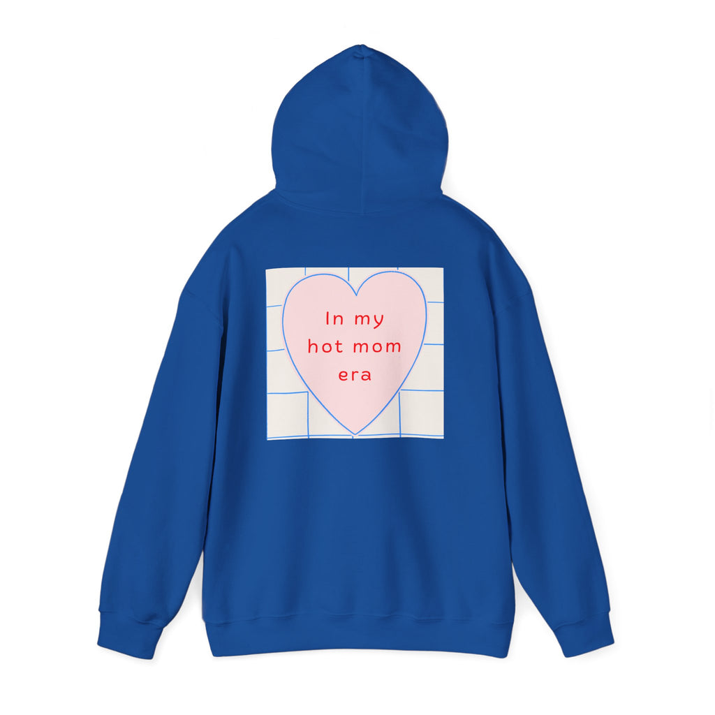 In My Hot Mom Era - Heart Graphic Hoodie