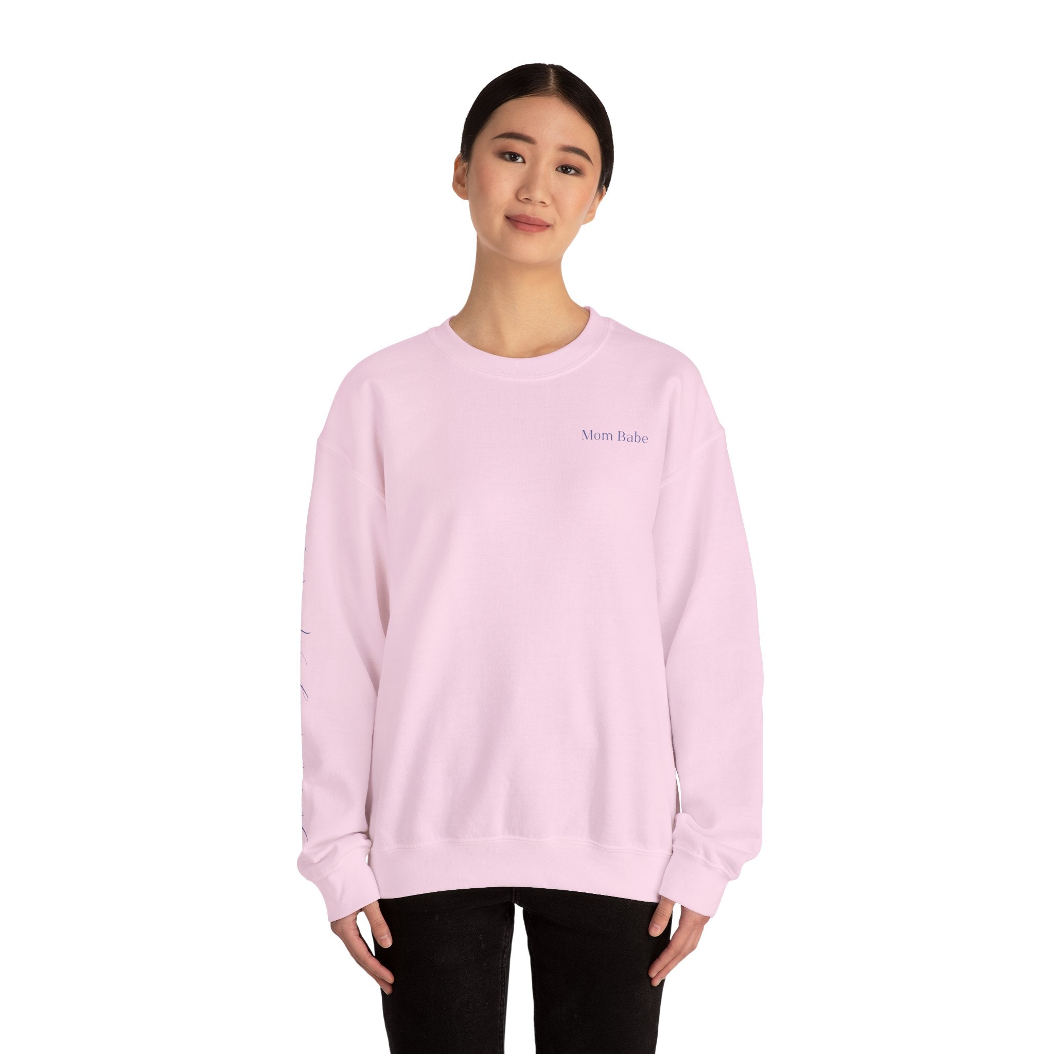 Treasure Valley Mom Club - Striped Graphic Sweatshirt
