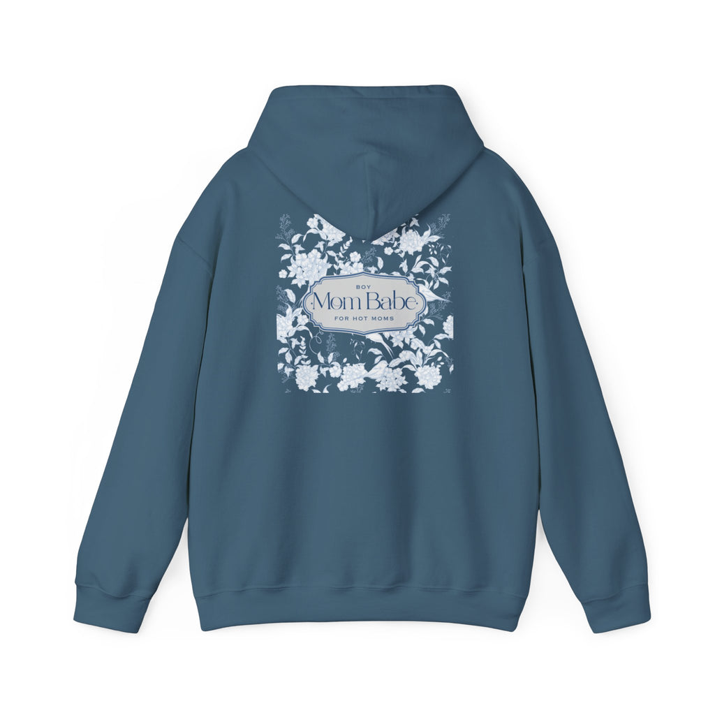 Boy Mom Babe - Floral Graphic Hoodie
