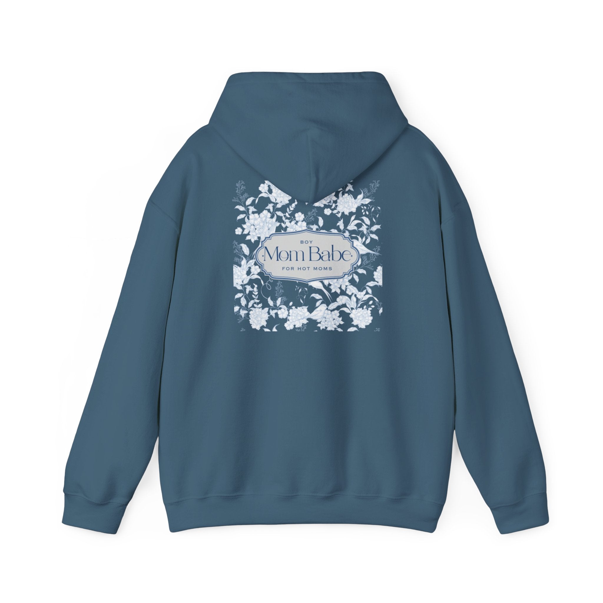 Boy Mom Babe - Floral Graphic Hoodie
