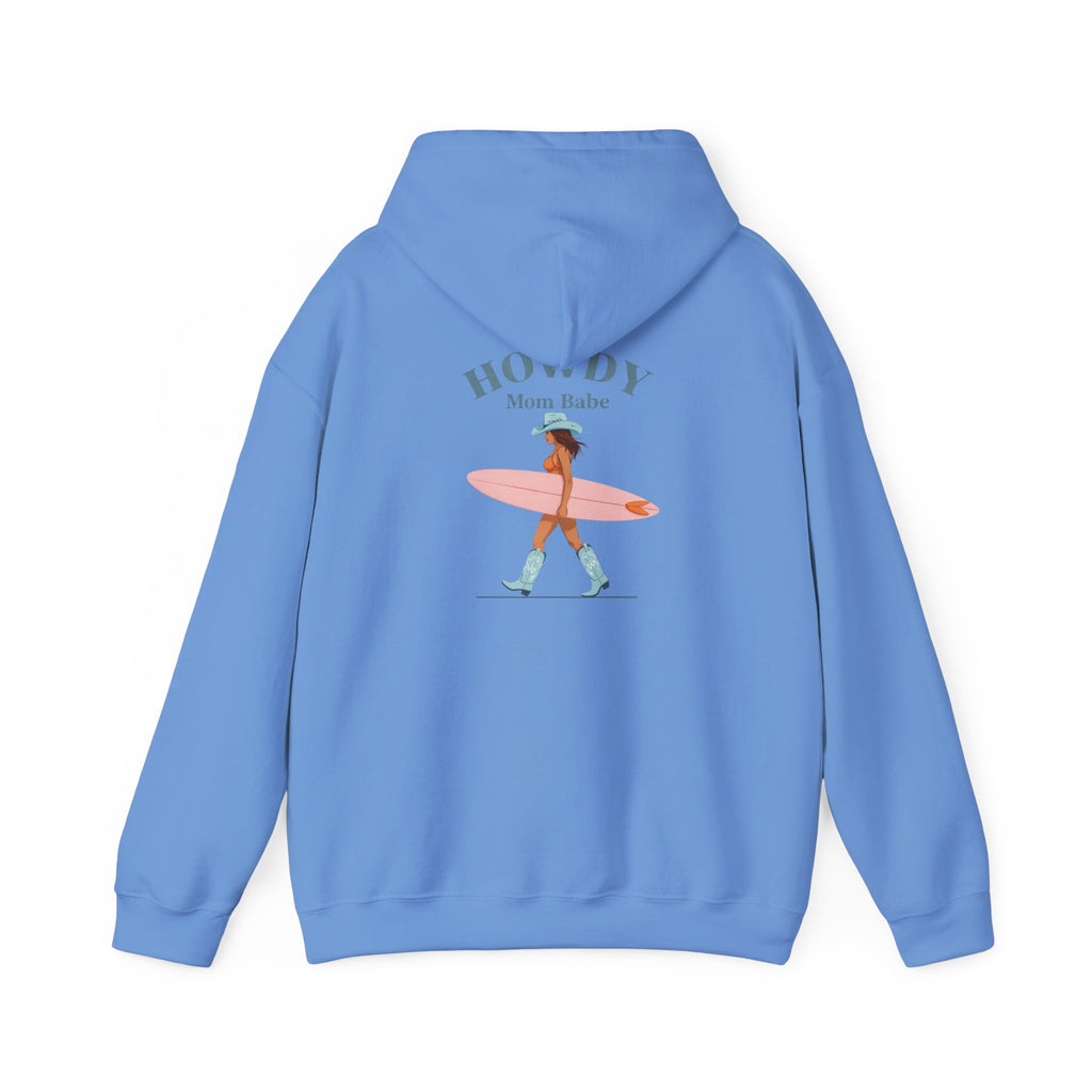 Howdy Mom Babe — Surf Girl Graphic Hoodie