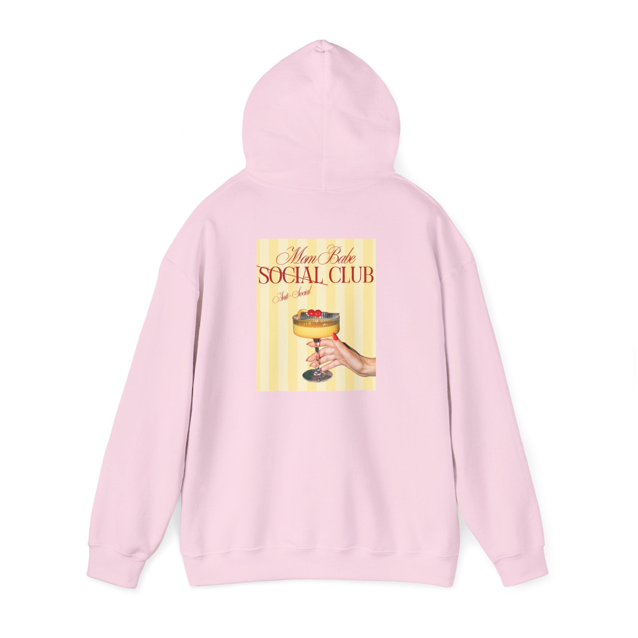 Mom Babe Anti-Social Club - Cocktail Graphic Hoodie