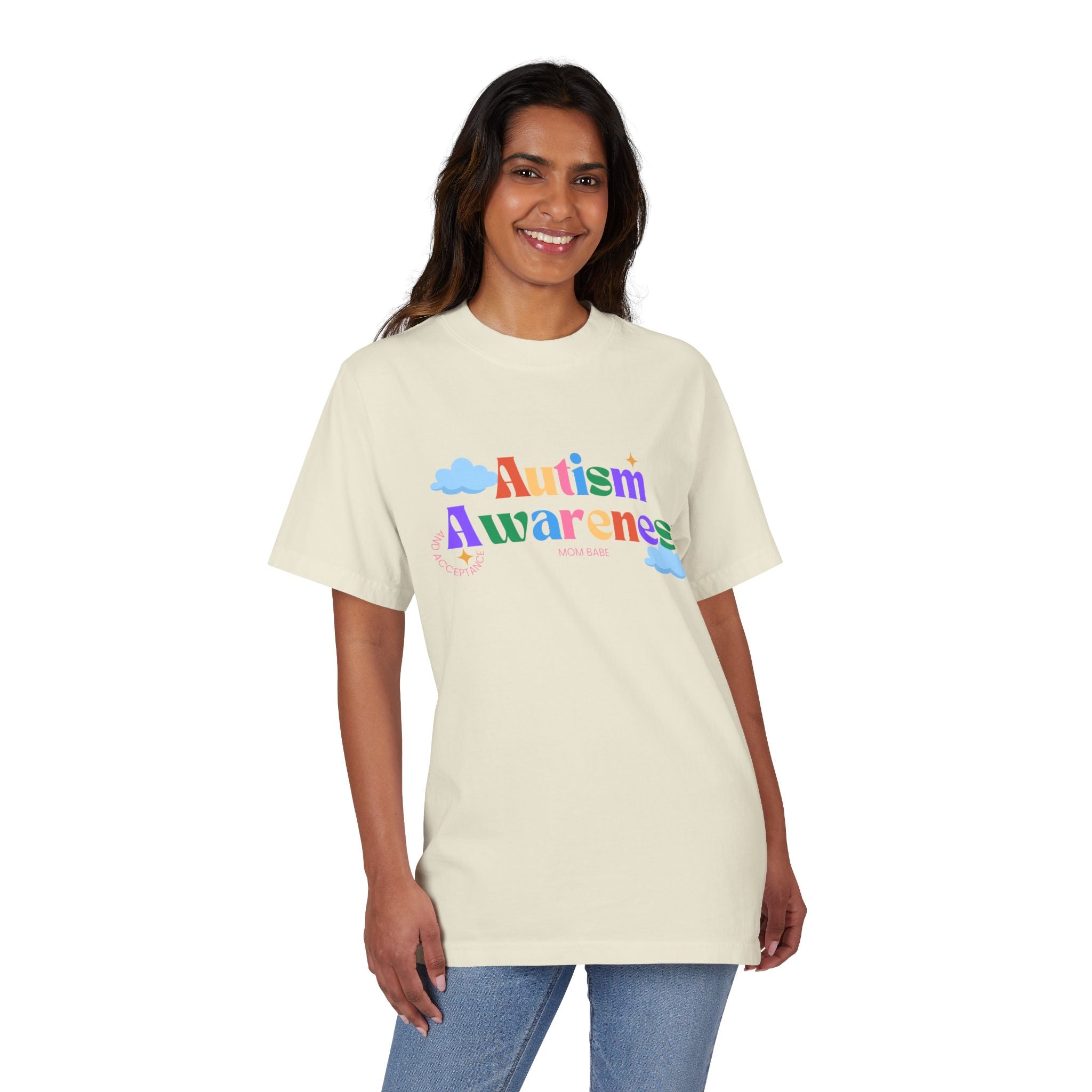 Autism Awareness and Acceptance — Oversized Drop Sleeve Tee