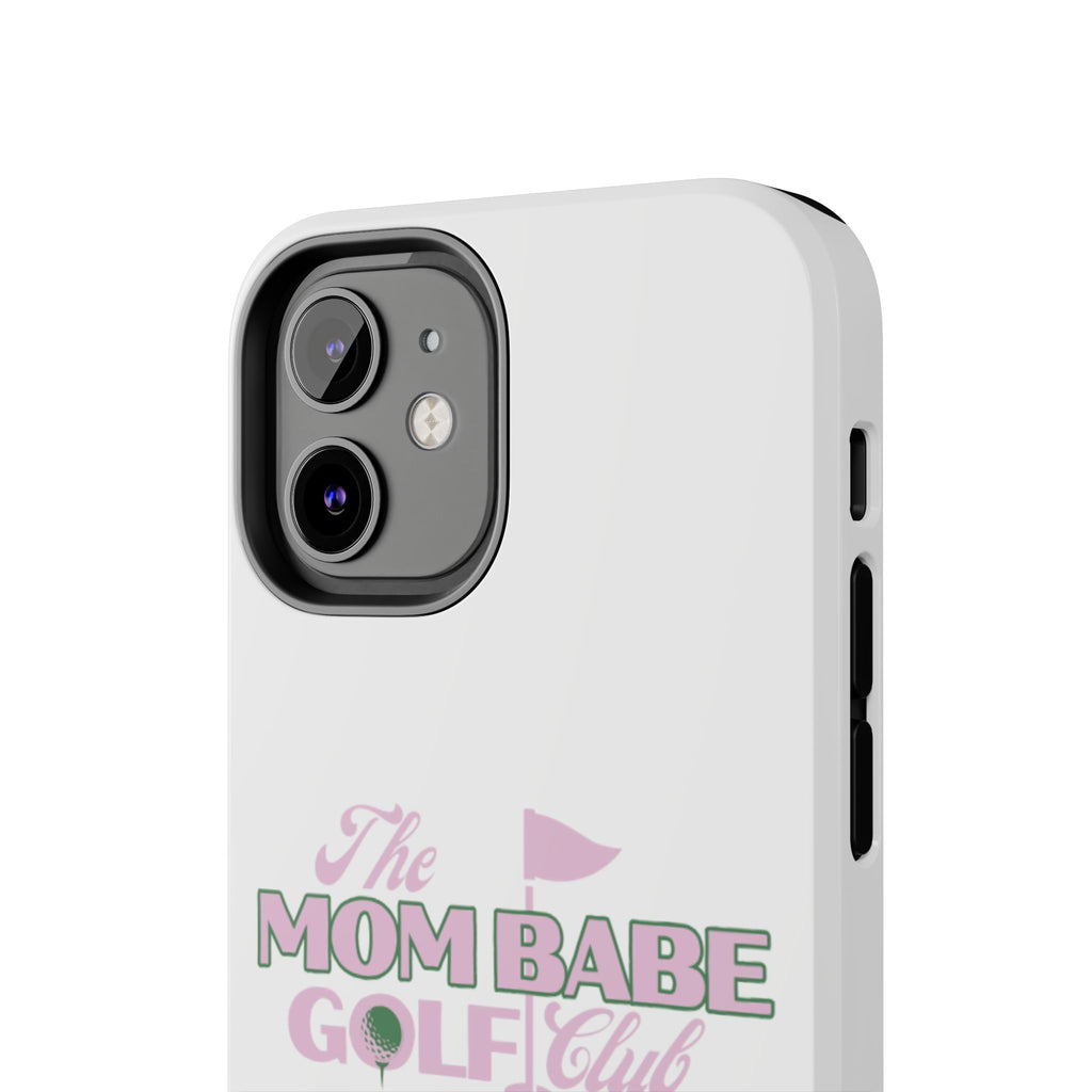 The Mom Babe Golf Club - Pink Vintage Golf Tough Phone Case