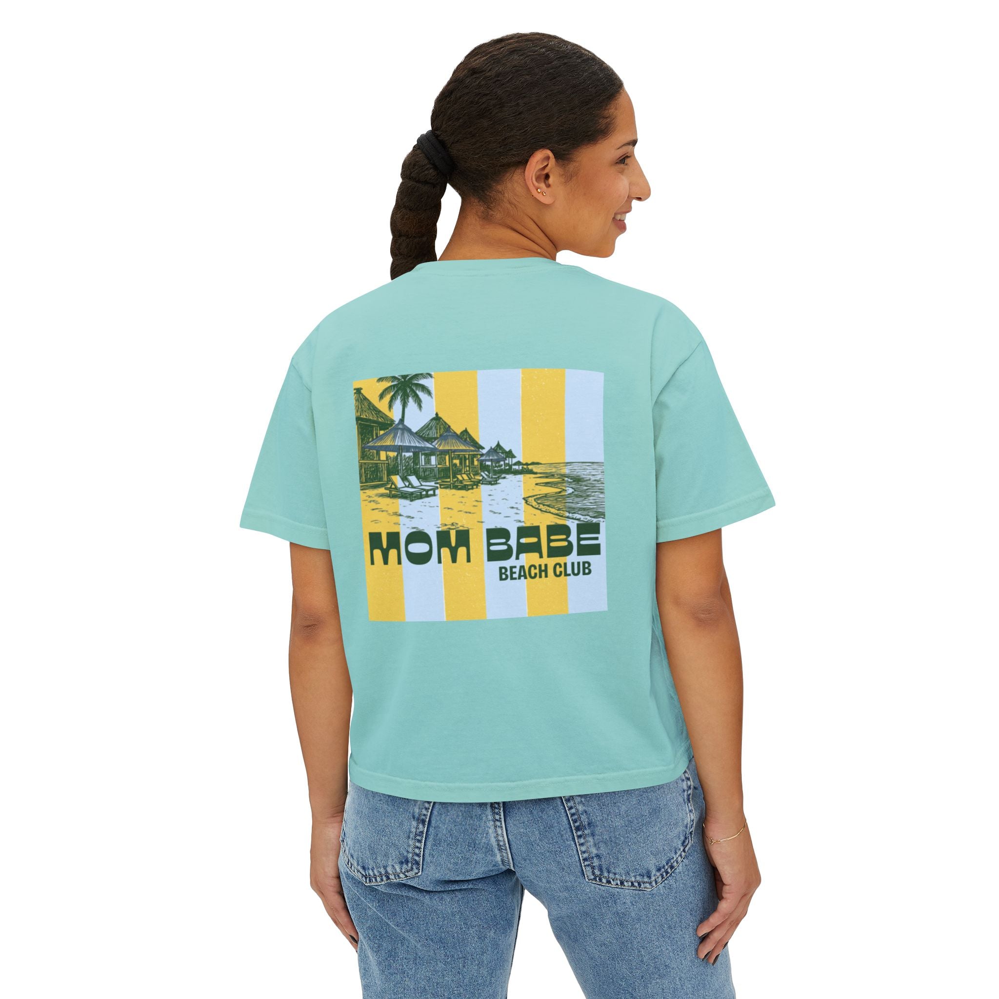 Mom Babe Beach Club - Graphic Tee