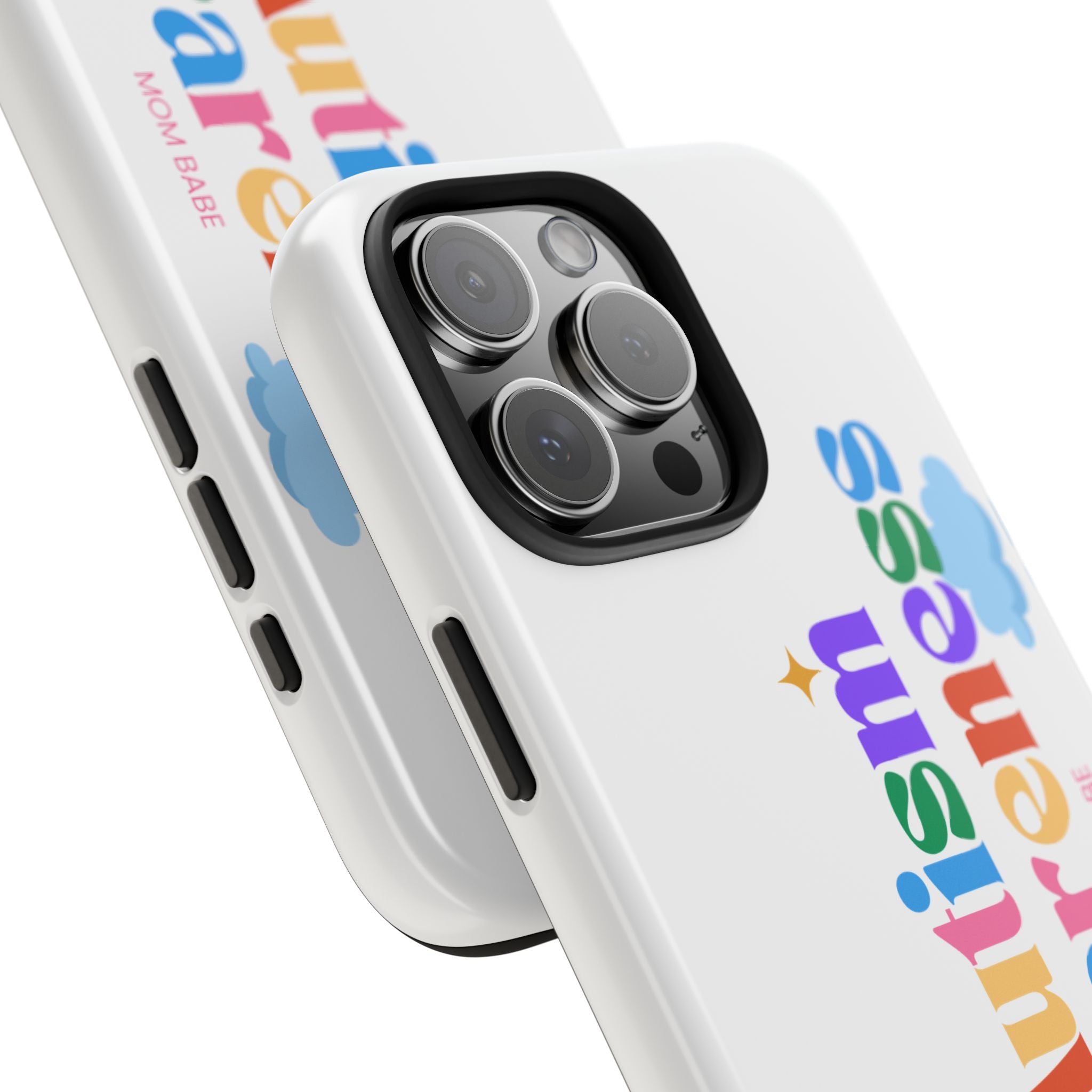 Copy of Autism Awareness and Acceptance — Checkered Heart Phone Case