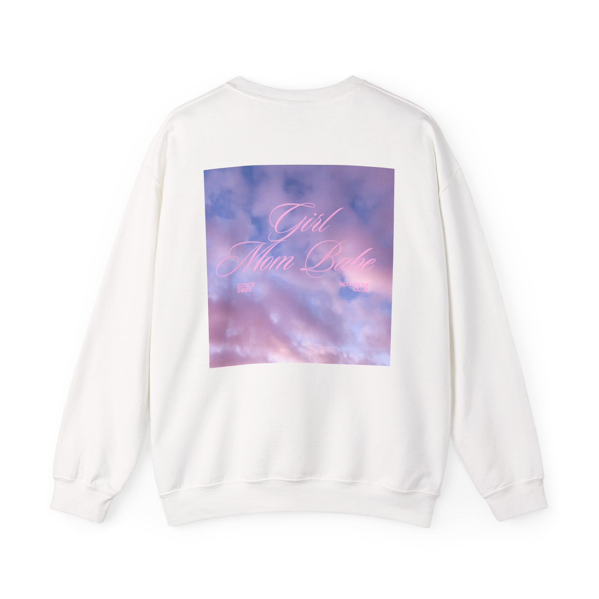 Girl Mom Babe - Cloudy Graphic Sweatshirt