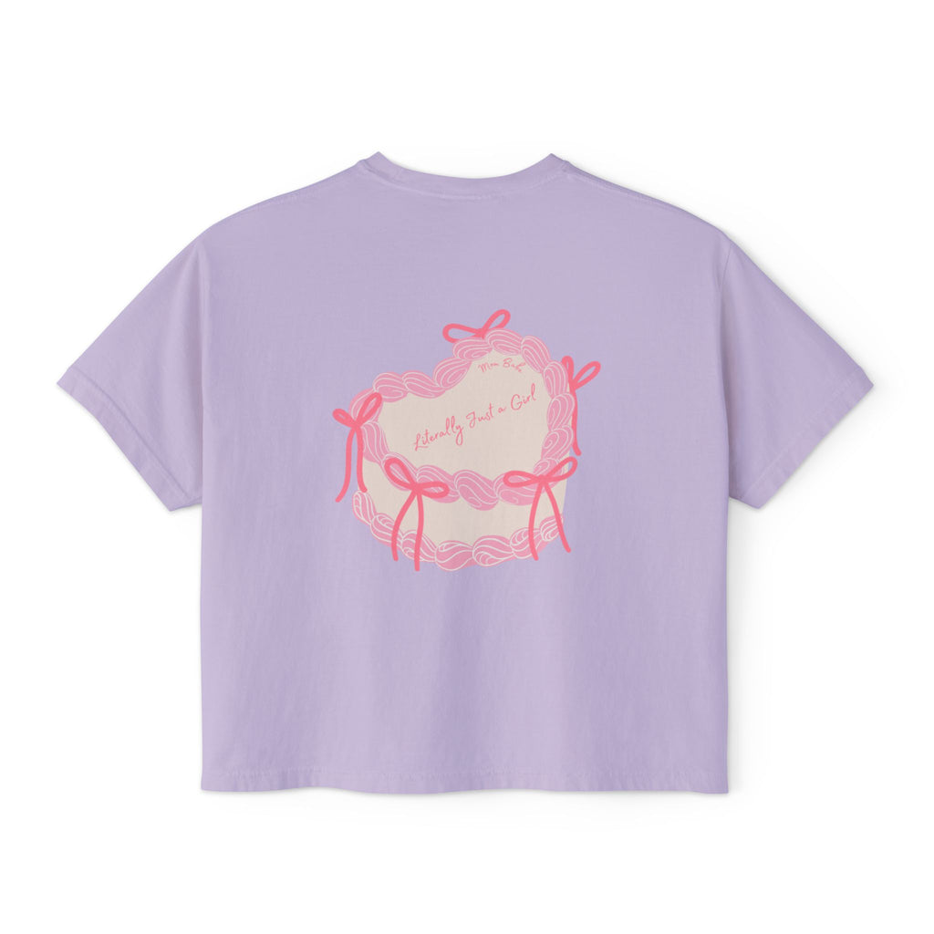 Mom Babe Literally Just a Girl - Cake Graphic Tee