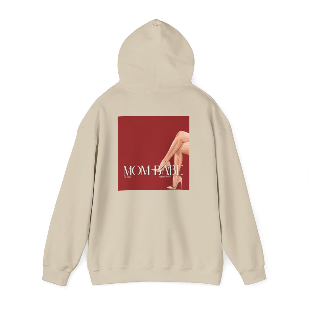 Mom Babe For Hot Moms - Beige Heels Graphic Hoodie