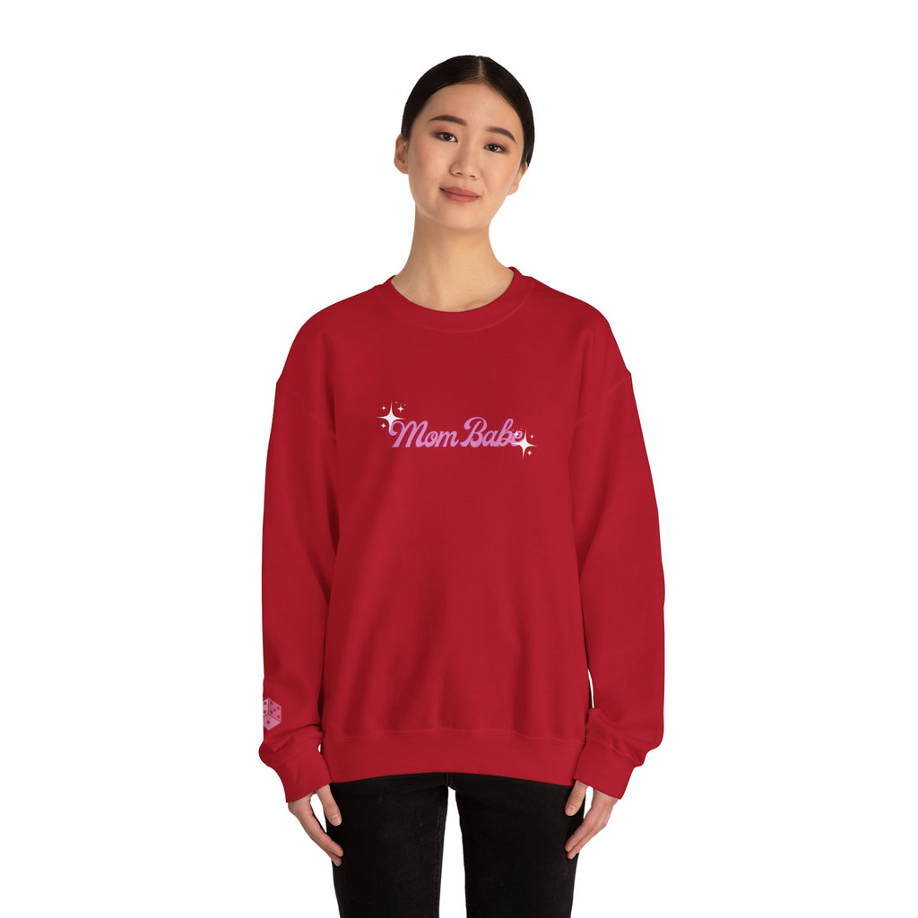 Mom Babe Club - For Hot Moms — Pink Graphic Sweatshirt