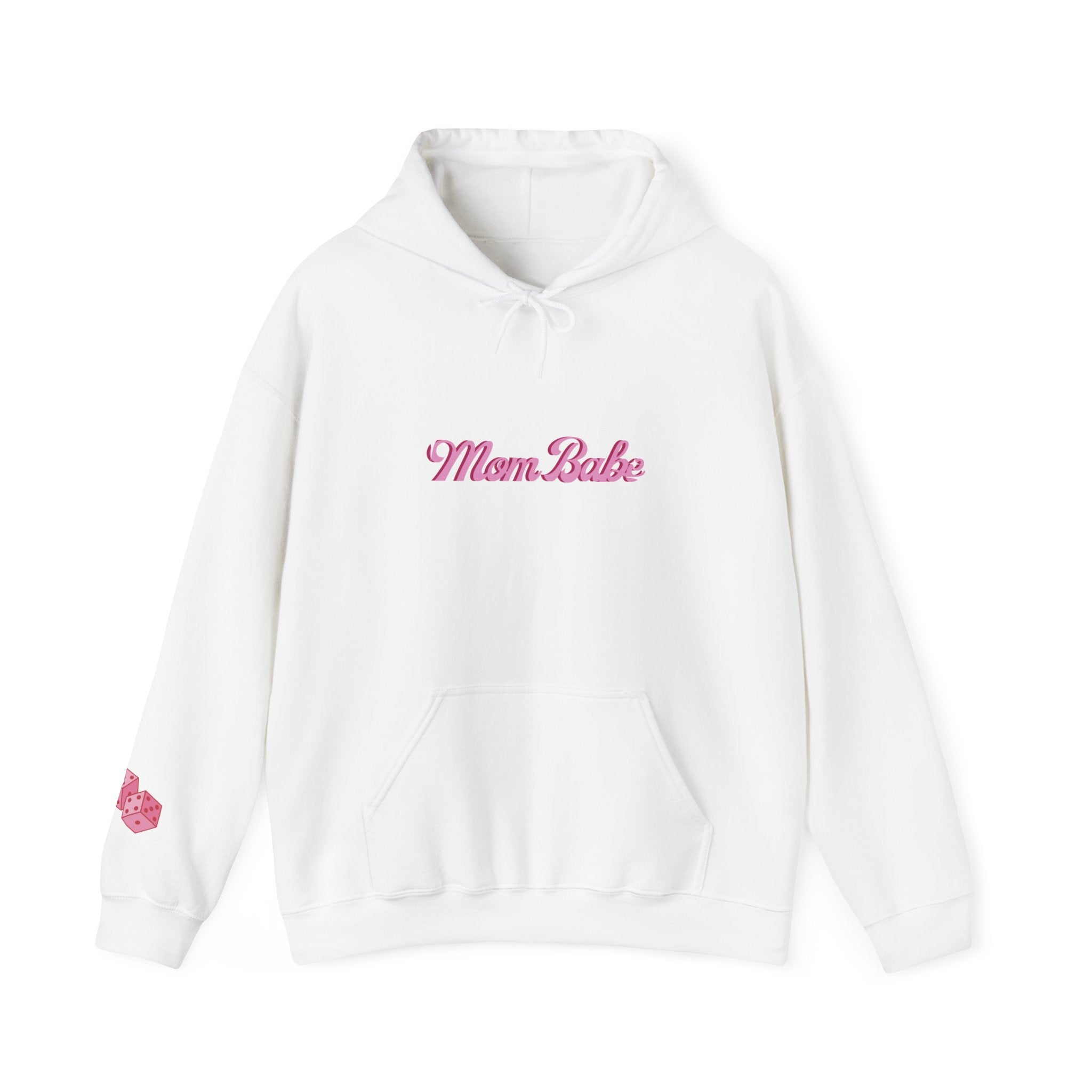 Mom Babe Club - For Hot Moms — Pink Graphic Hoodie