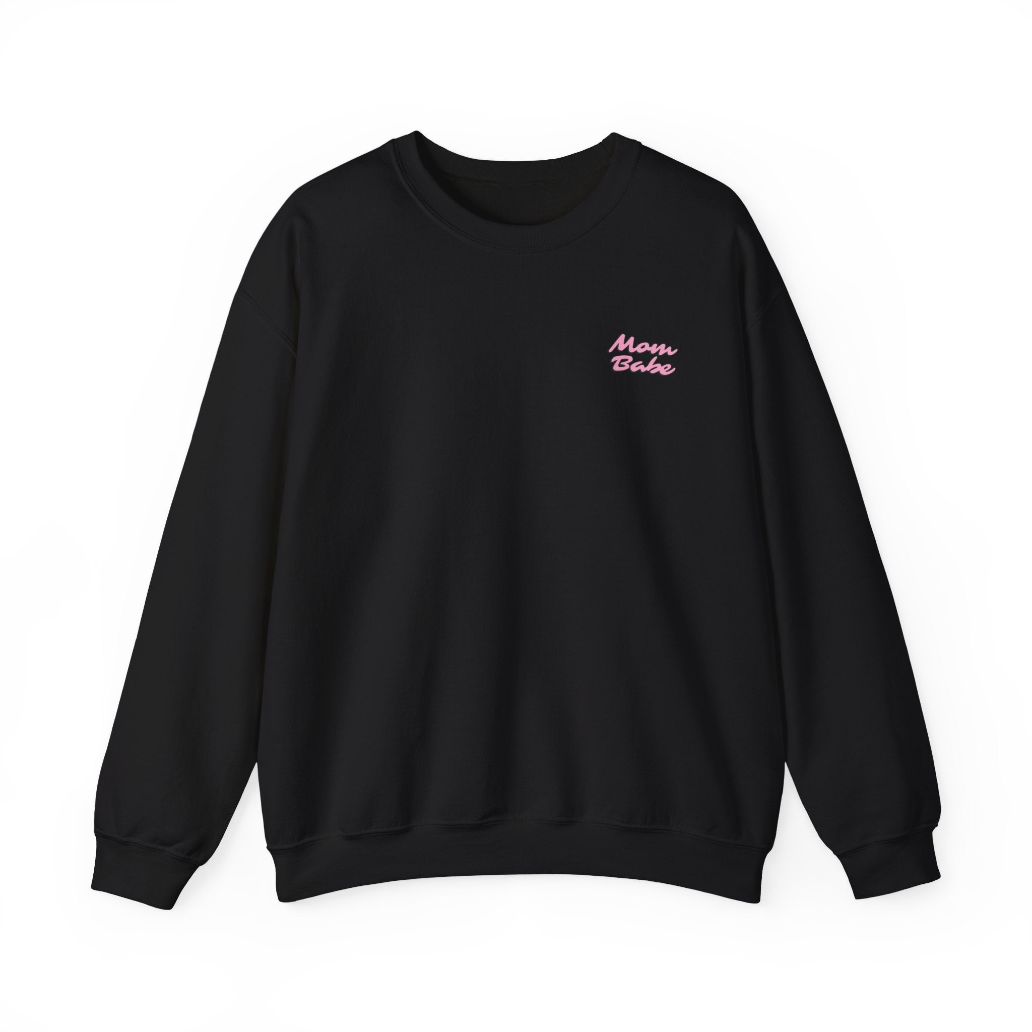 Mom Babe For Hot Moms - Checkered Graphic Sweatshirt