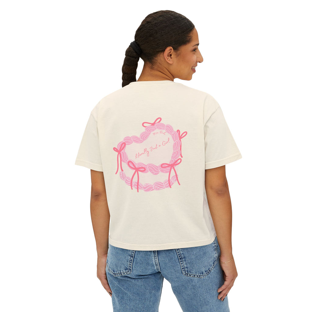 Mom Babe Literally Just a Girl - Cake Graphic Tee