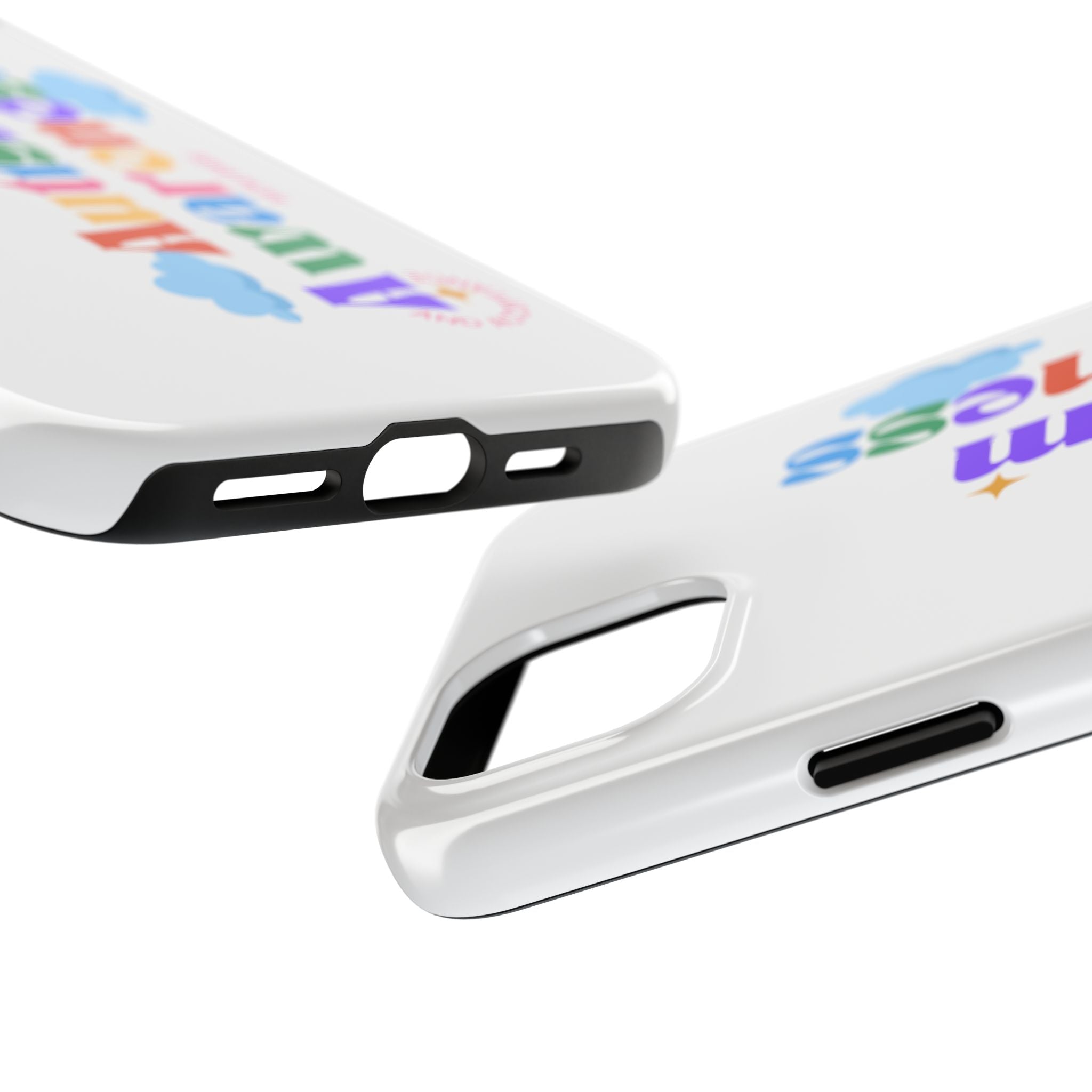 Copy of Autism Awareness and Acceptance — Checkered Heart Phone Case