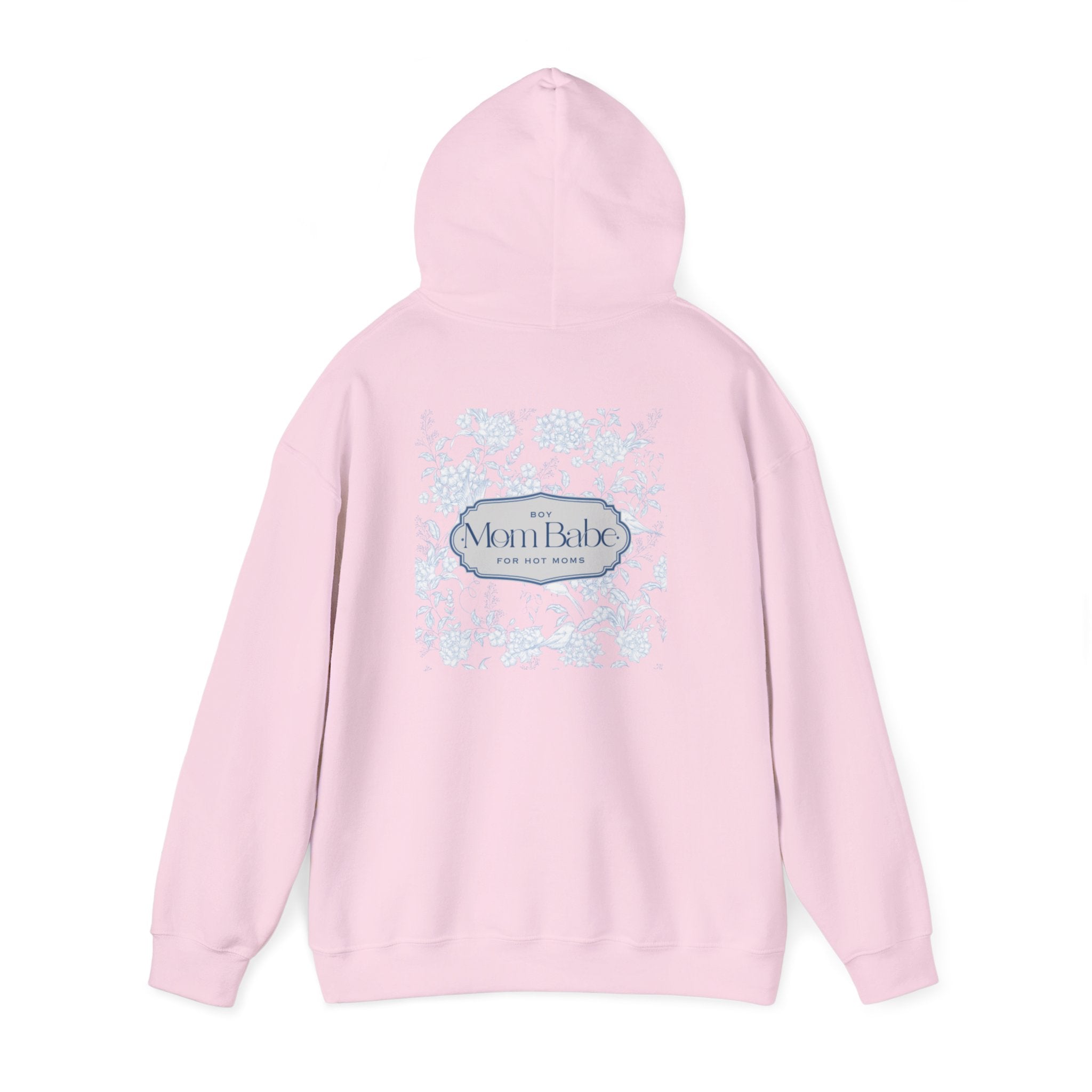 Boy Mom Babe - Floral Graphic Hoodie