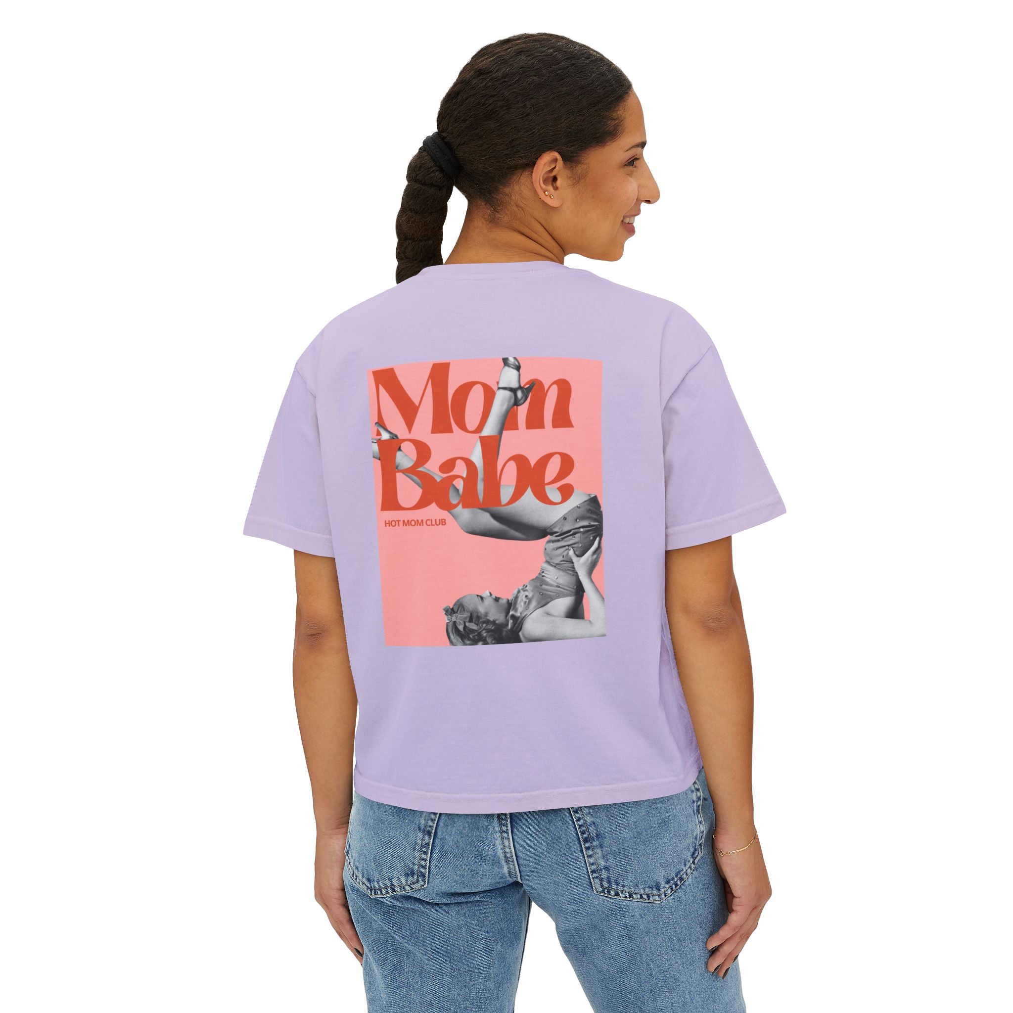 Mom Babe Hot Mom Club - Vintage Graphic Tee