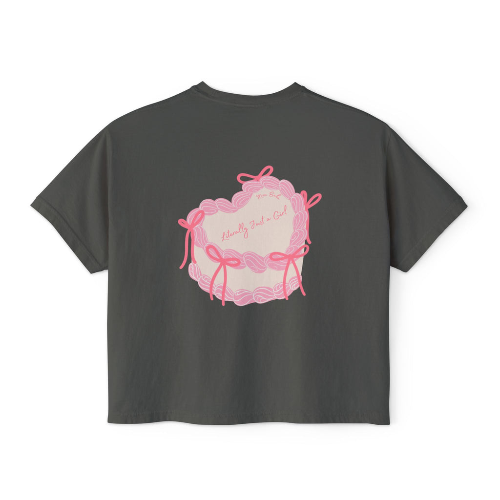 Mom Babe Literally Just a Girl - Cake Graphic Tee