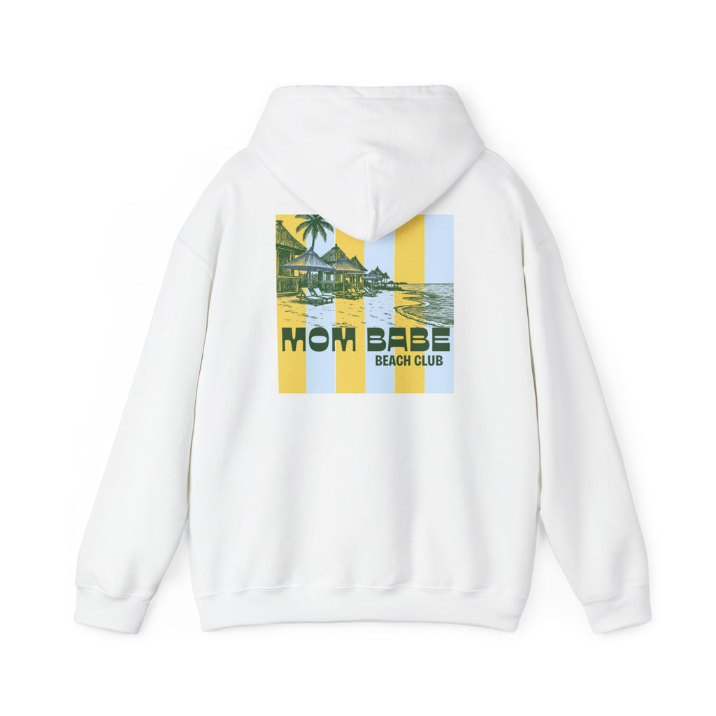 Mom Babe Beach Club — Graphic Hoodie
