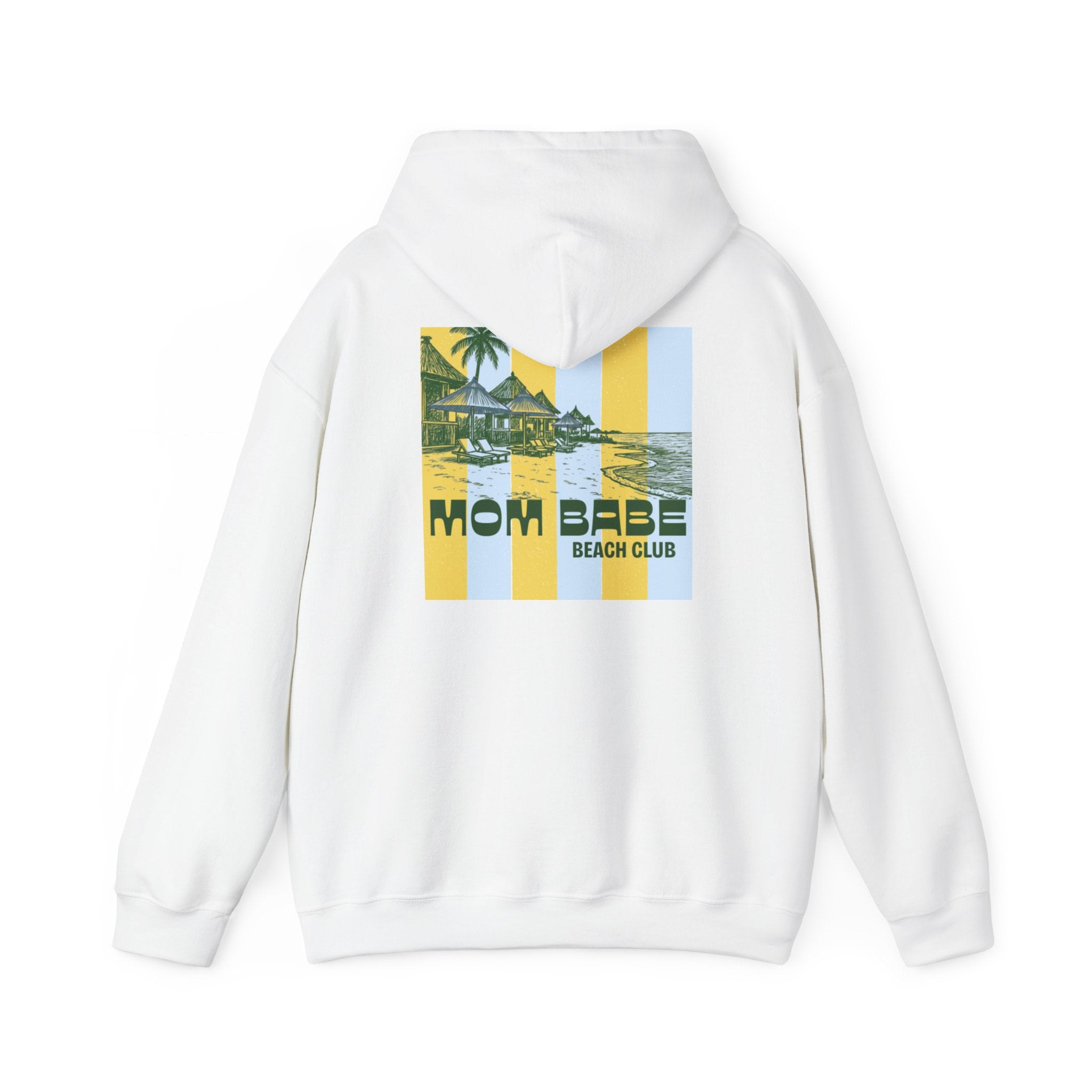 Mom Babe Beach Club — Graphic Hoodie