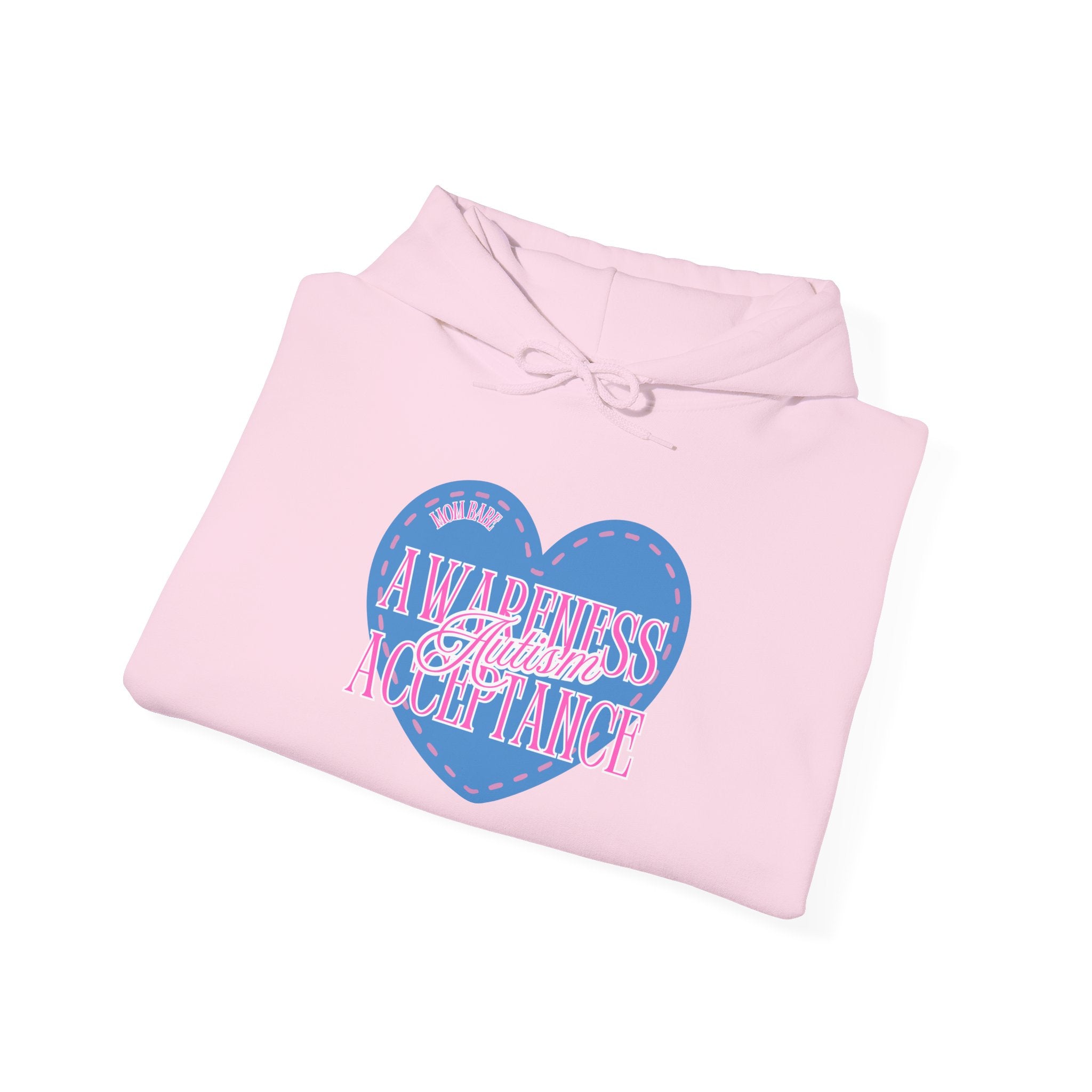 Autism Awareness and Acceptance — Stitched Heart Hoodie